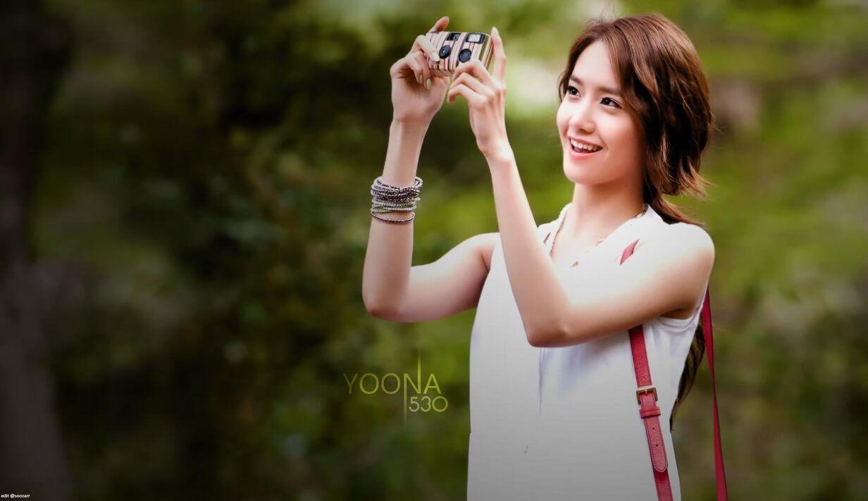 Im Yoona cute HD wallpaper photo selfie