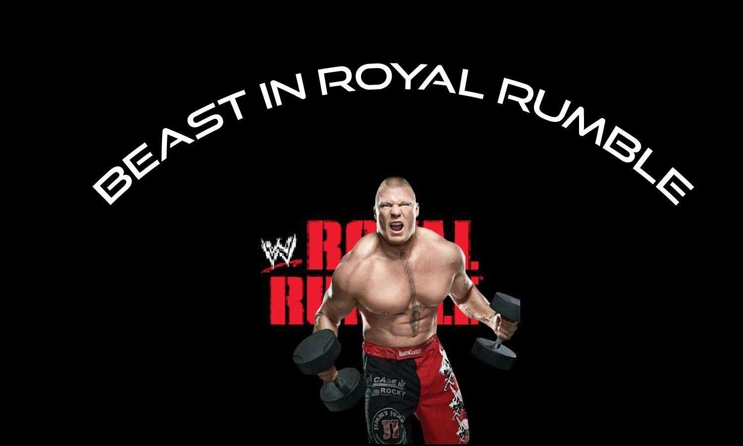 Brock Lesnar WWE Royal Rumble 2015 poster HD Wallpaper