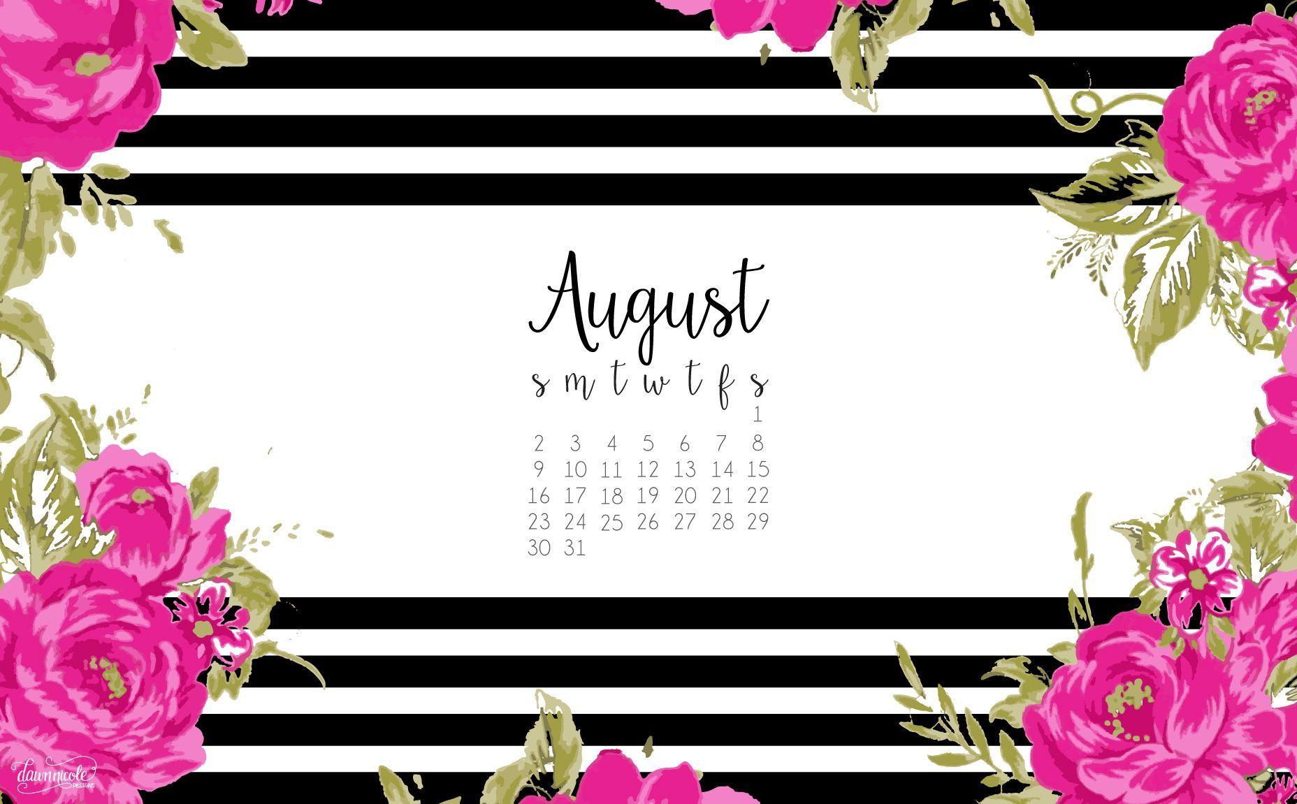 Desktop Wallpapers Calendar August 2016 Wallpaper Cave
