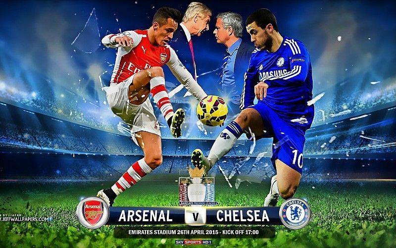 Download 1366x768 Arsenal FC vs Chelsea FC 2015 Barclays Premier