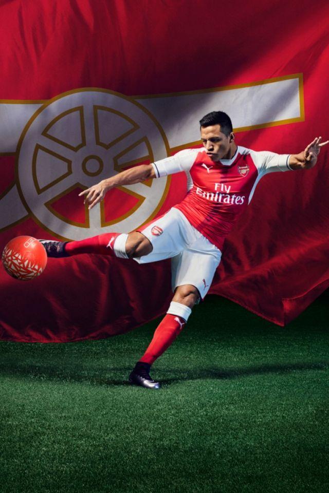 Alexis Sánchez Arsenal 2016 2017 Puma Home Kit