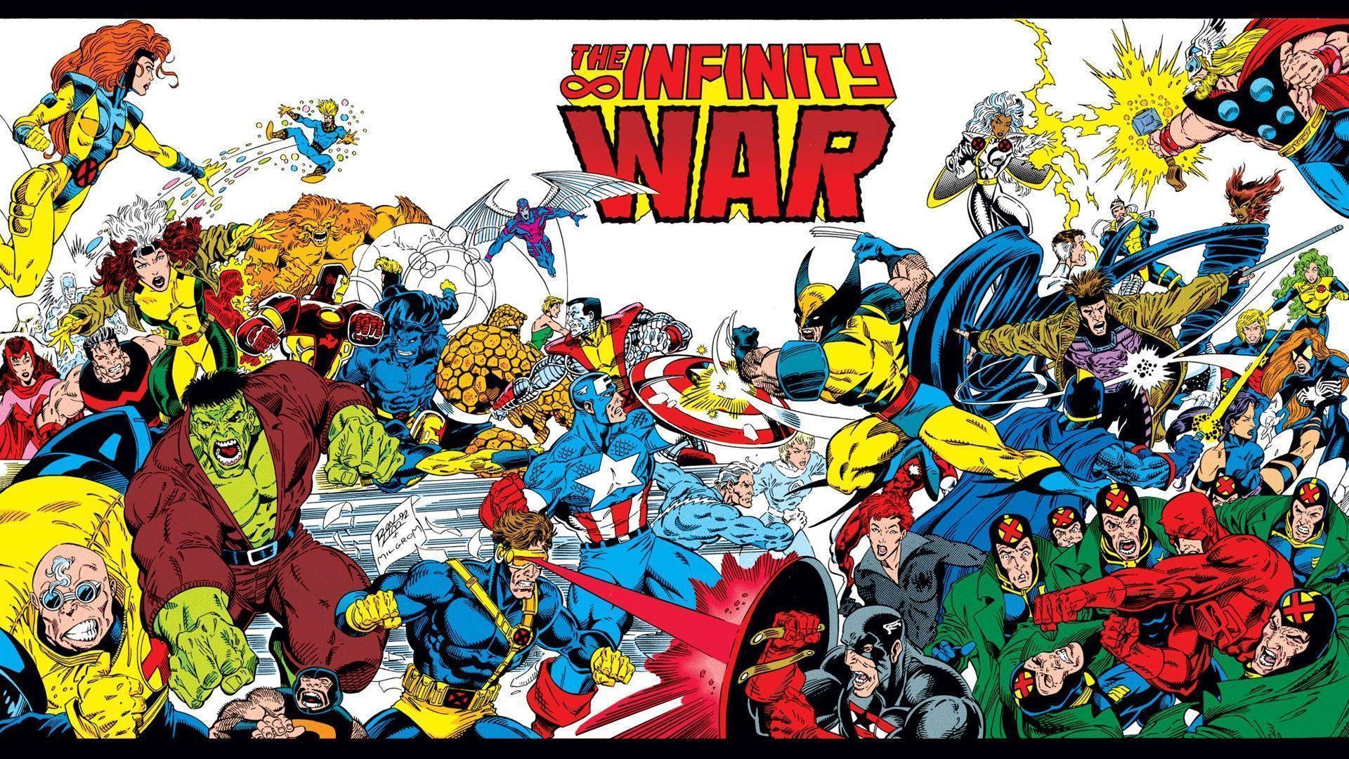 The Avengers, X Men, Wolverine, Comics Wallpaper HD / Desktop