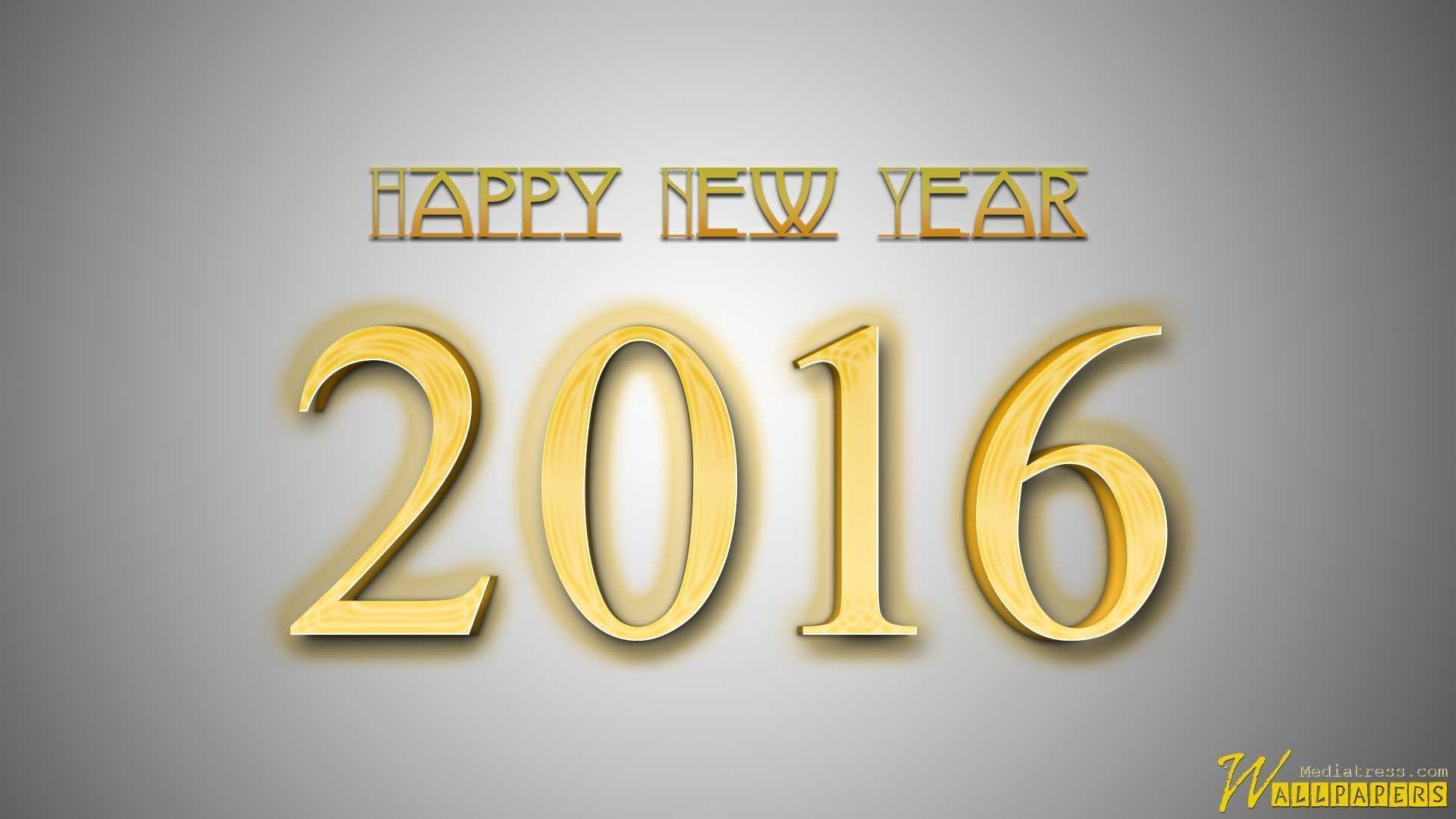 Happy New Year 2016 Wallpaper 3D HD