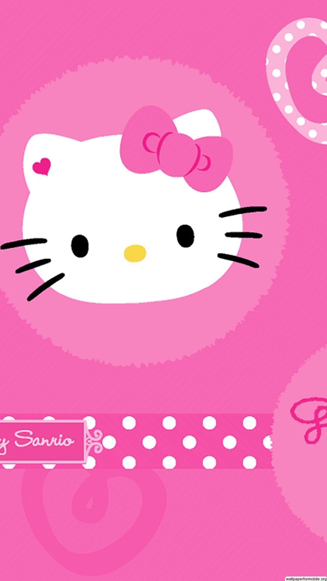 Hello Kitty Pink Wallpaper Free Download for Mobile