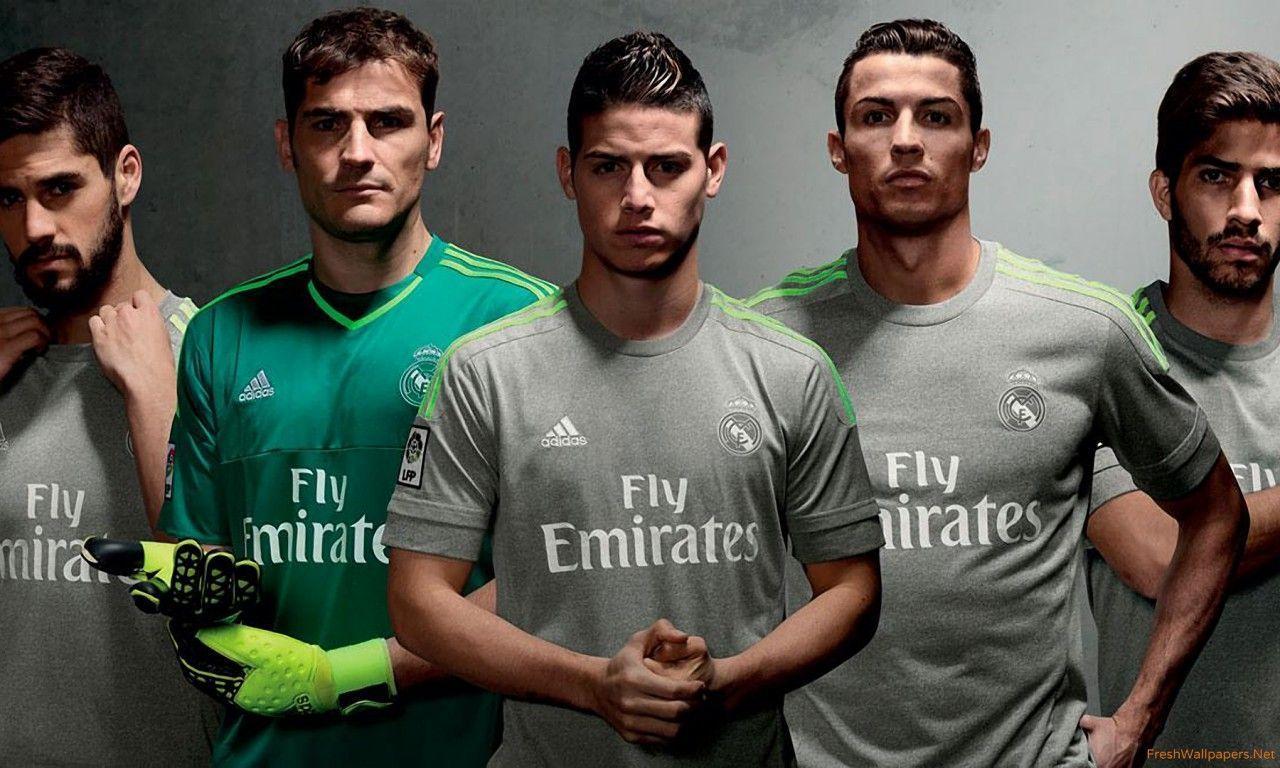 Real Madrid CF 2015 2016 Adidas Away Kit Wallpaper