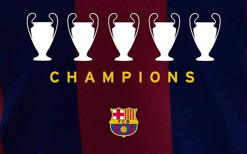 FC Barcelona 2015 Five UCL Champions Wallpaper free desktop