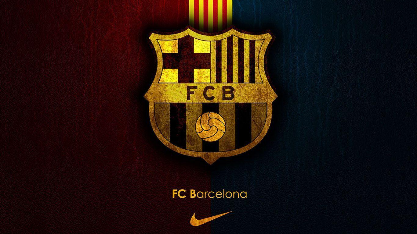 HD Background Barcelona Football Club FCB Logo Blue Red Wallpaper
