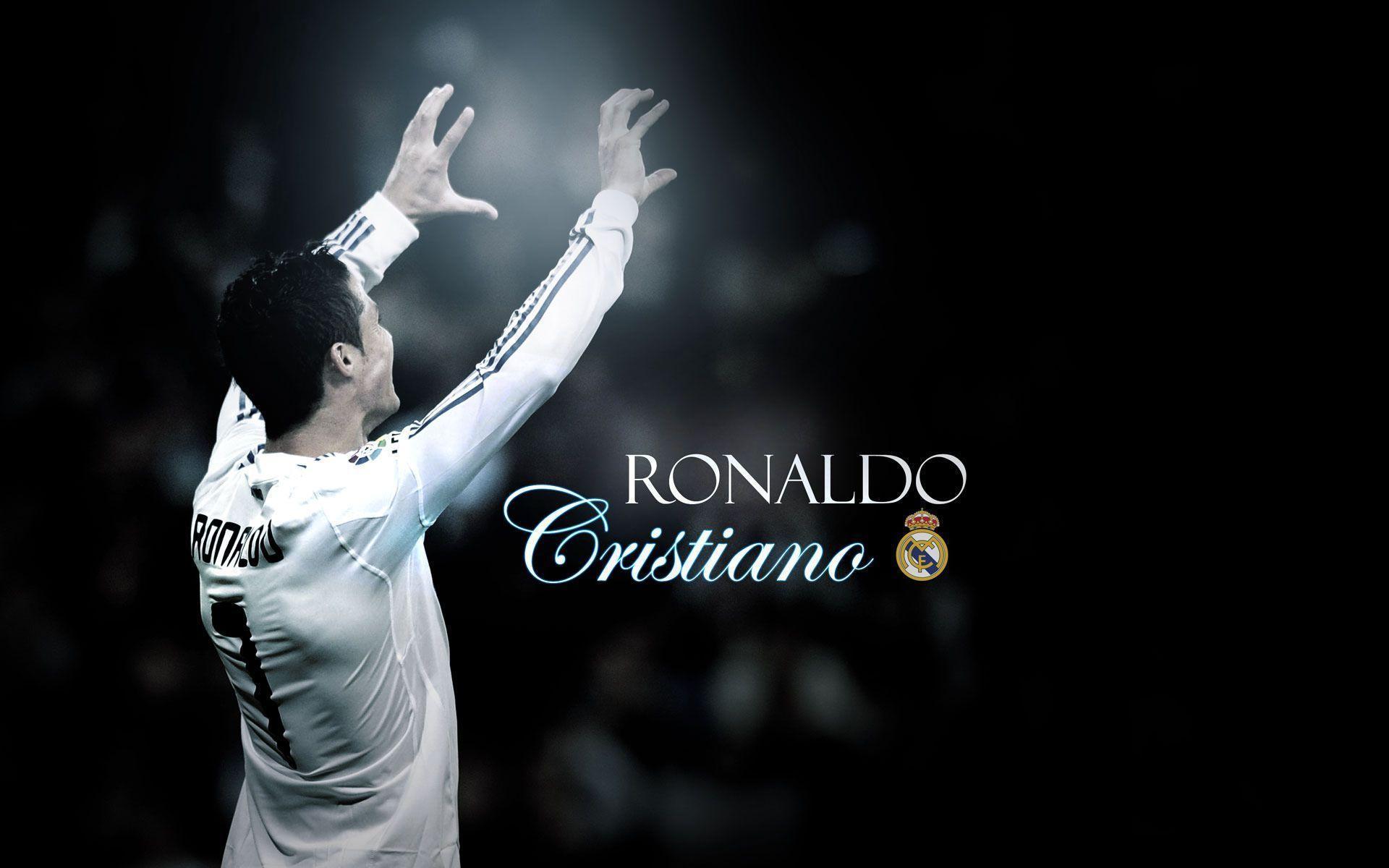 Cristiano Ronaldo arms up wallpaper Ronaldo Wallpaper