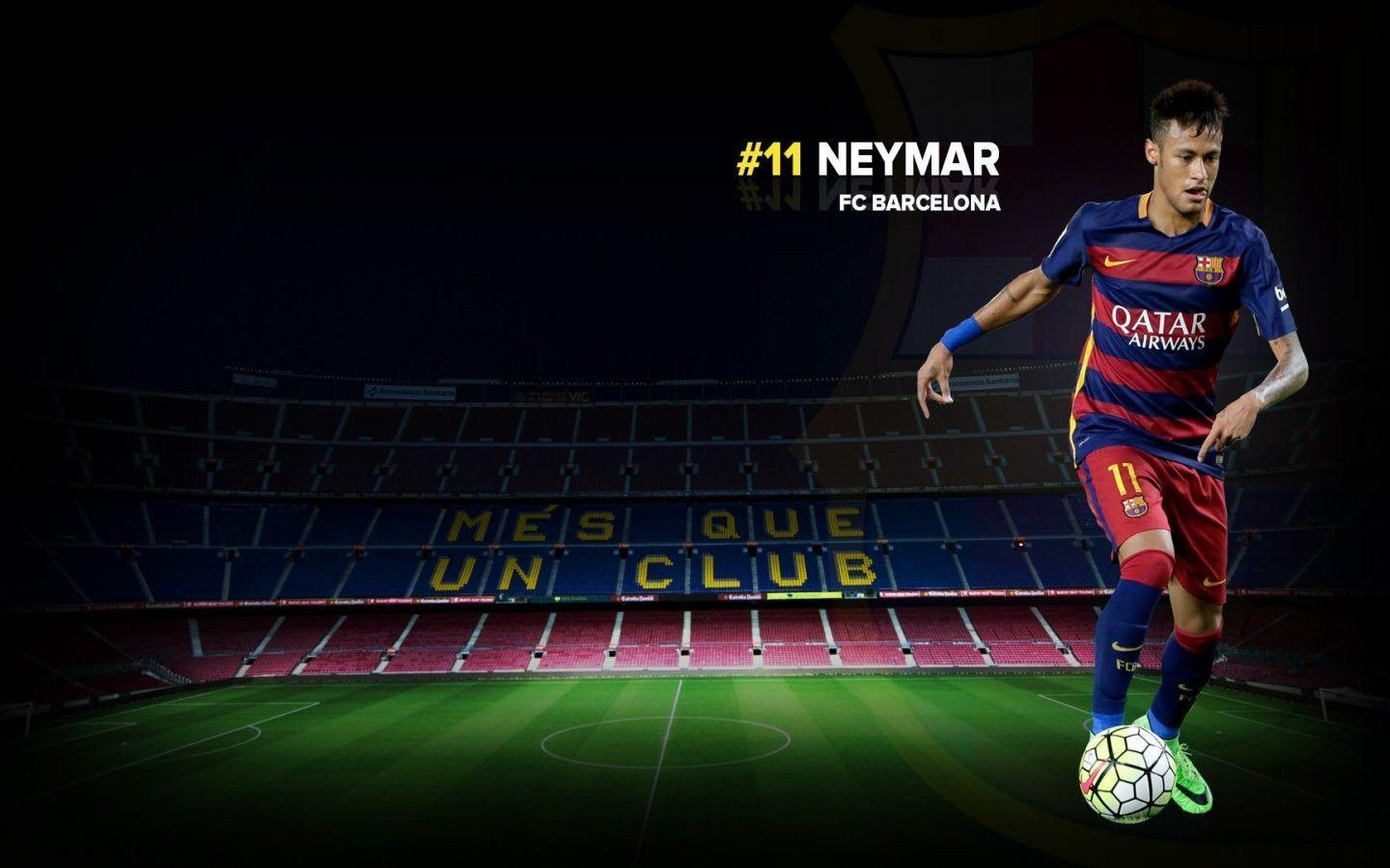 Neymar Brazil FC Barcelona 2015 2016 Wallpaper