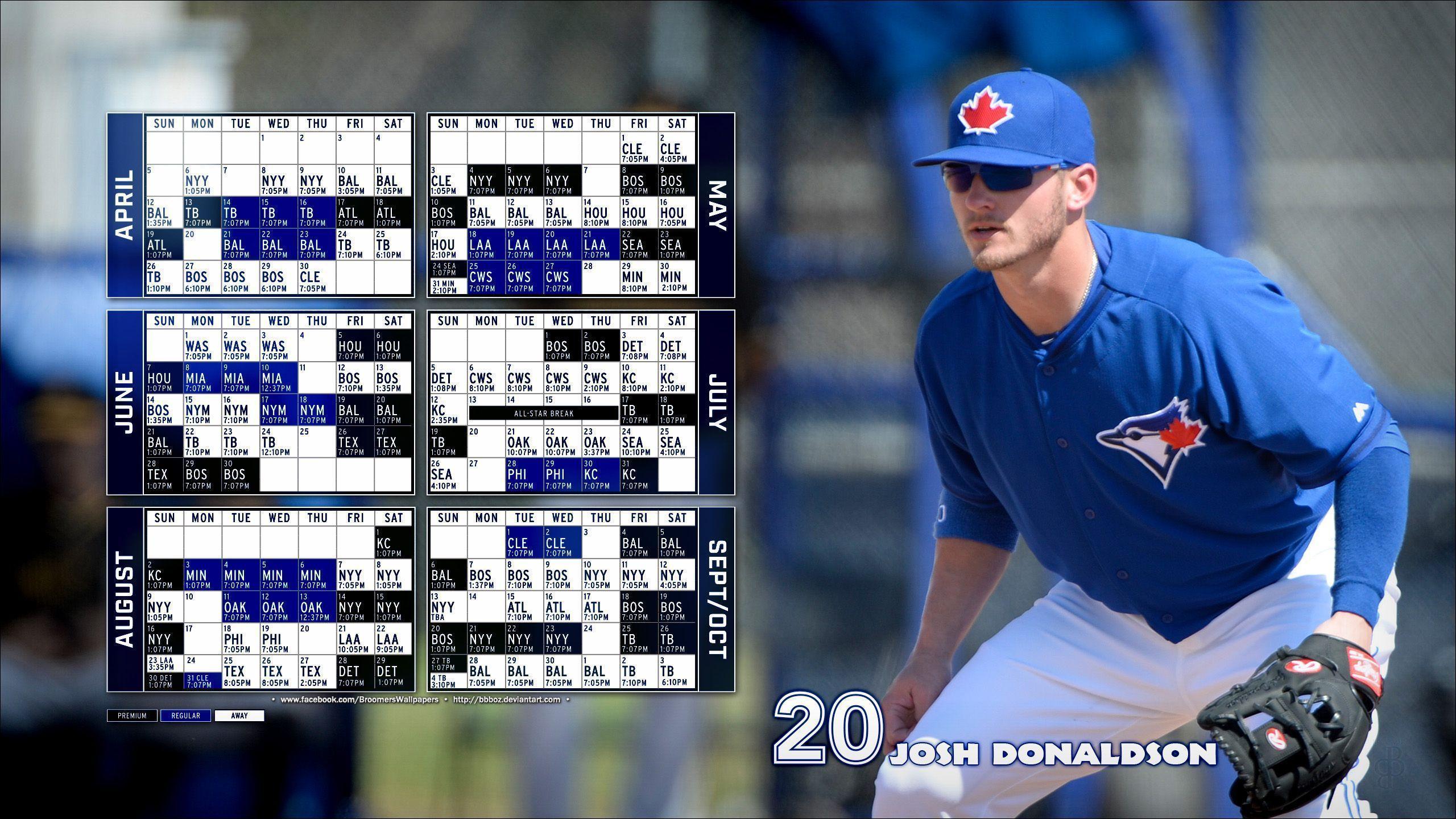 Toronto Blue Jays schedule Wallpaper 16x9