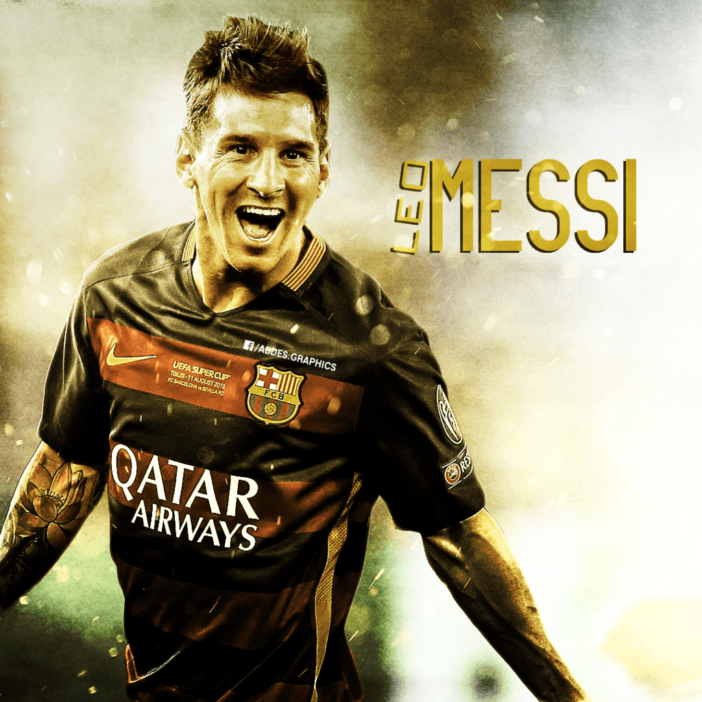 Lionel Messi Poster 2015 By Abdessamad Zak