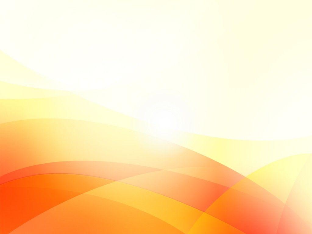 Orange Waves Background, Orange, White