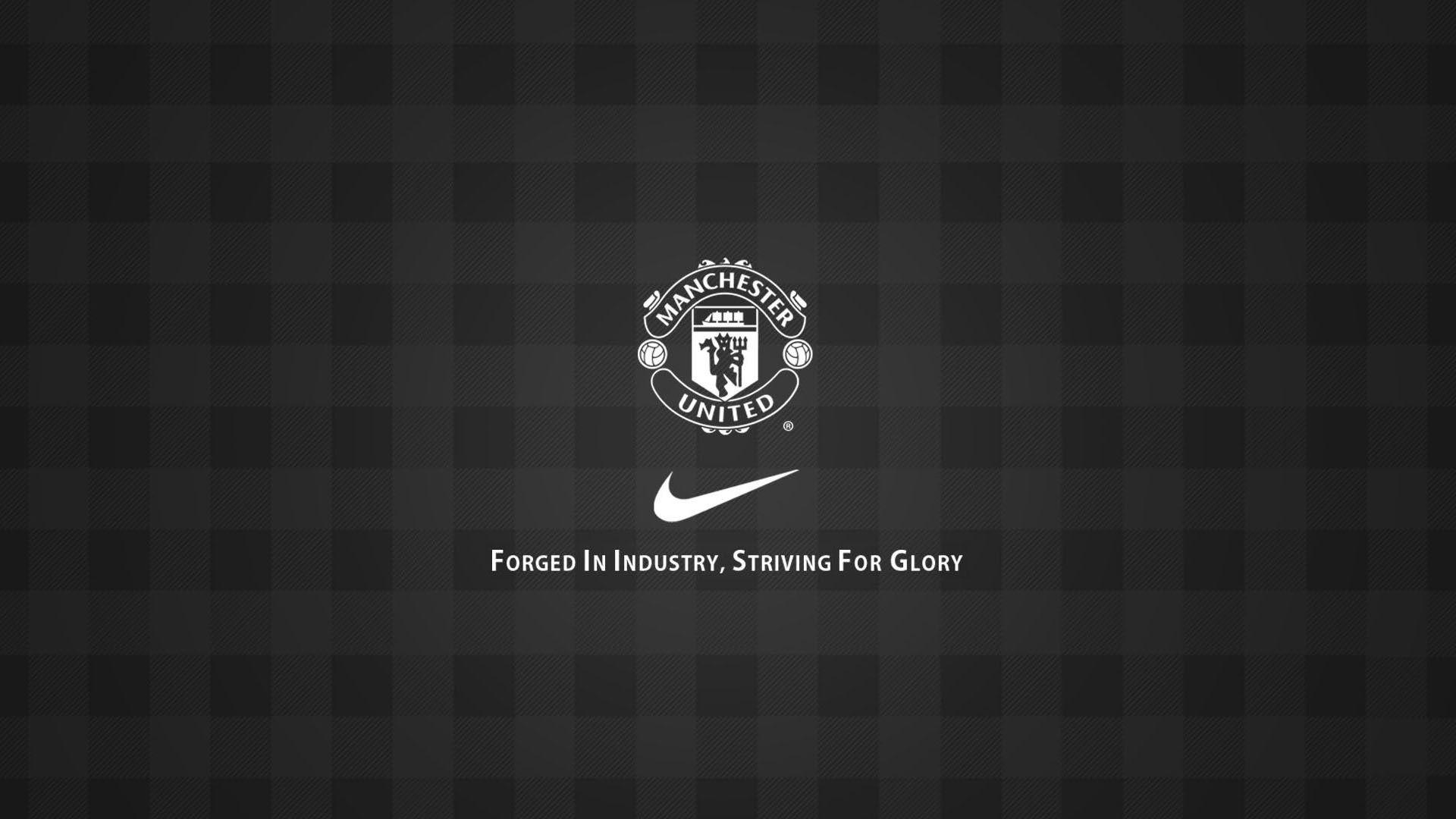 Manchester United Black Wallpaper Full HD, Sports Wallpaper