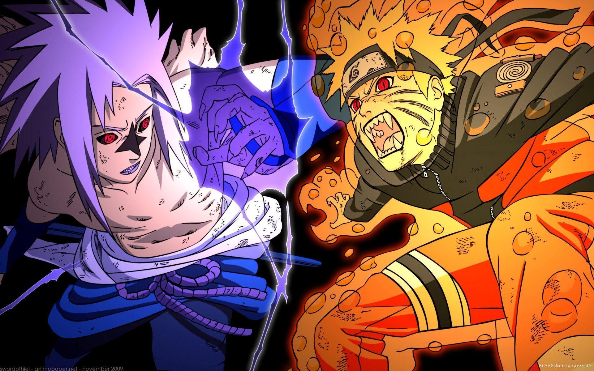 Sasuke vs Naruto Wallpaper De Naruto Shippuden HD 2015