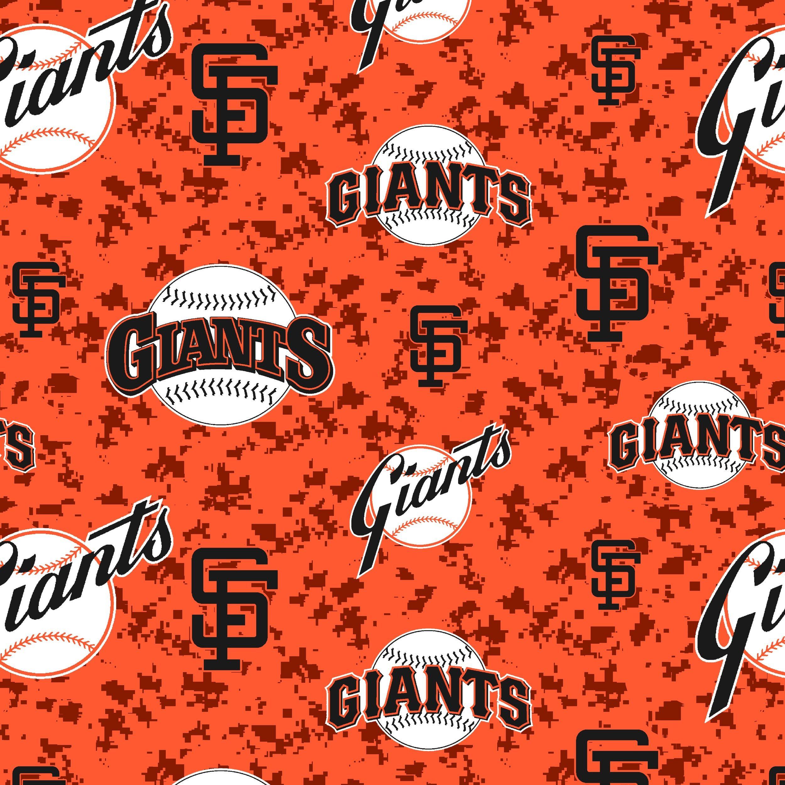 MLB Fleece Fabric San Francisco Giants