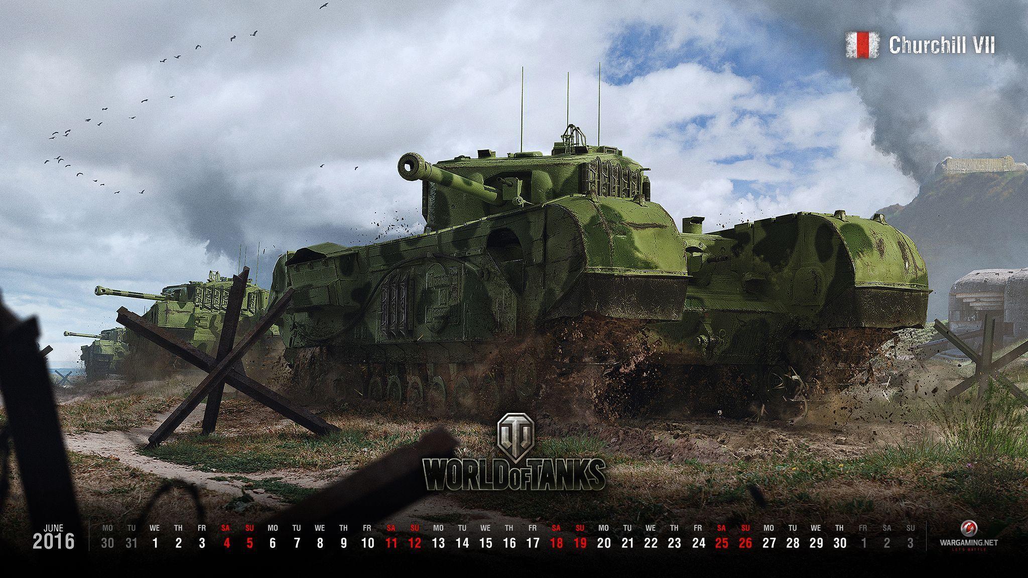 Wallpaper for June 2016. General News. World of Tanks