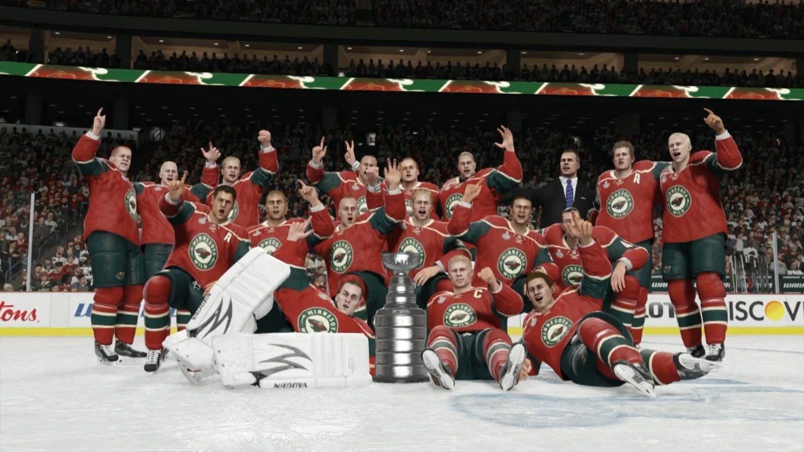 NHL 15 Wild Stanley Cup Celebration
