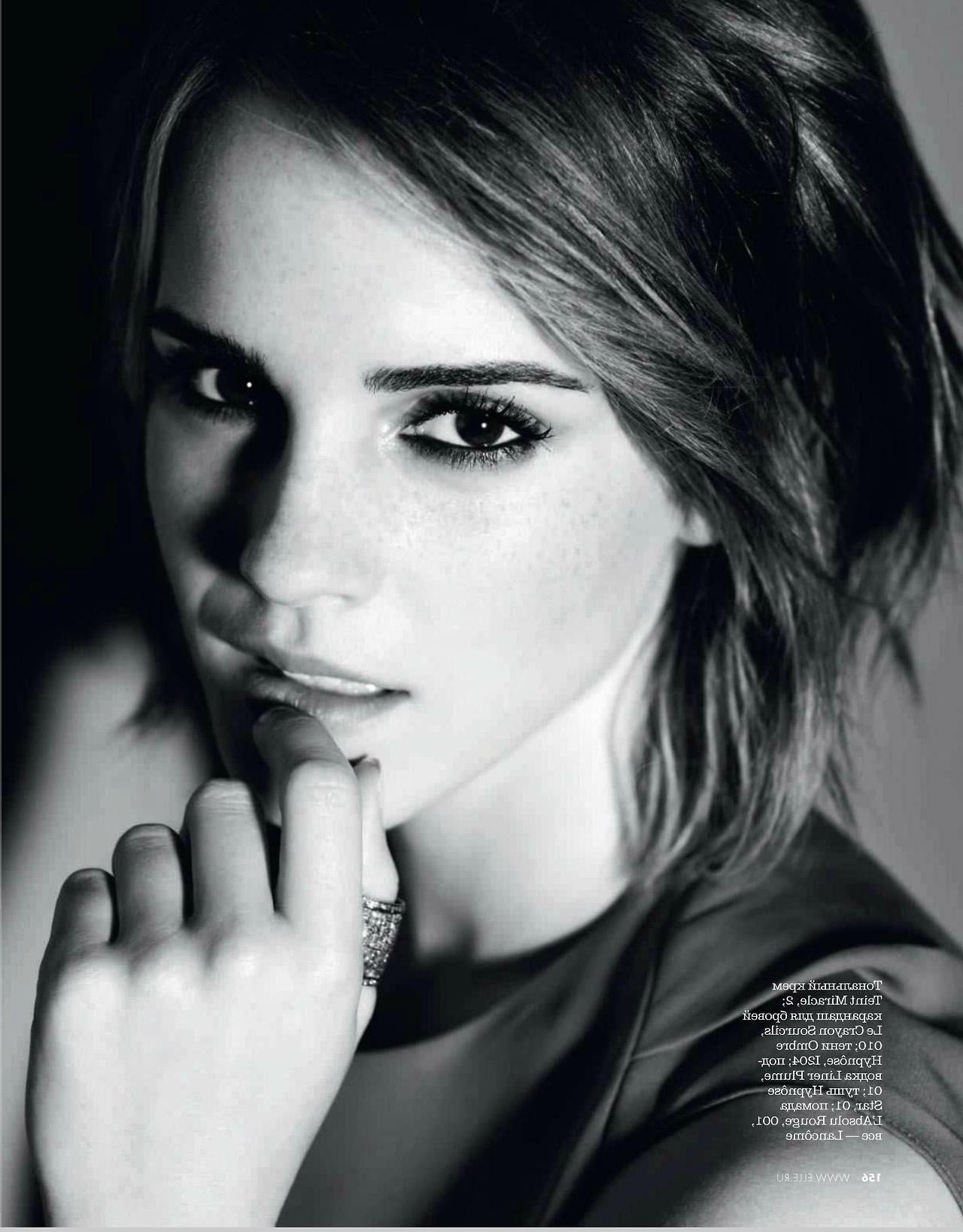 Emma Watson, Monochrome Wallpaper HD / Desktop and Mobile Background