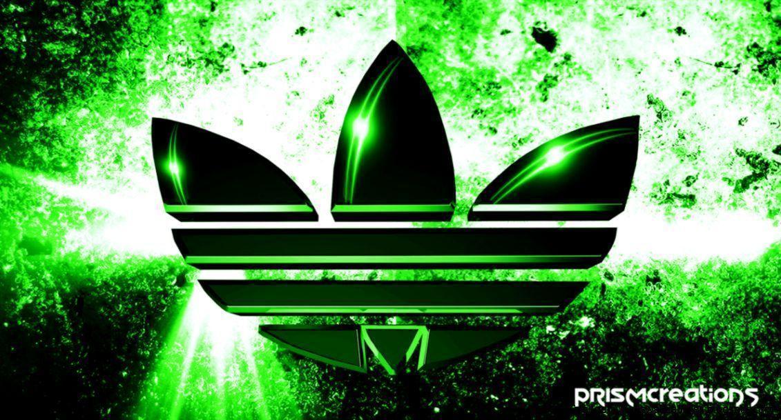 Green Adidas Logo Wallpaper HD. High Definitions Wallpaper