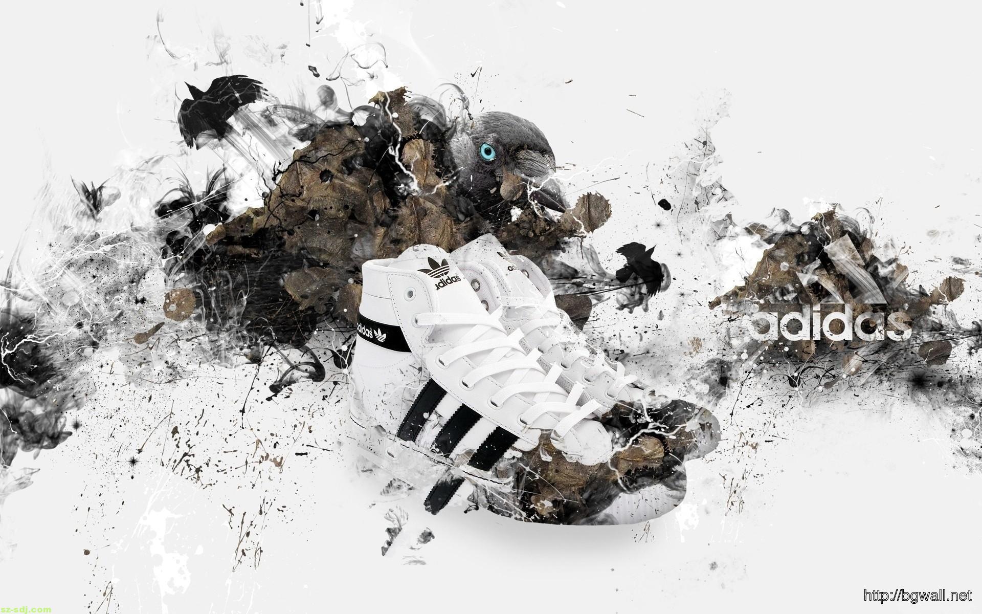 Adidas Logo Shoes Sports Wallpaper