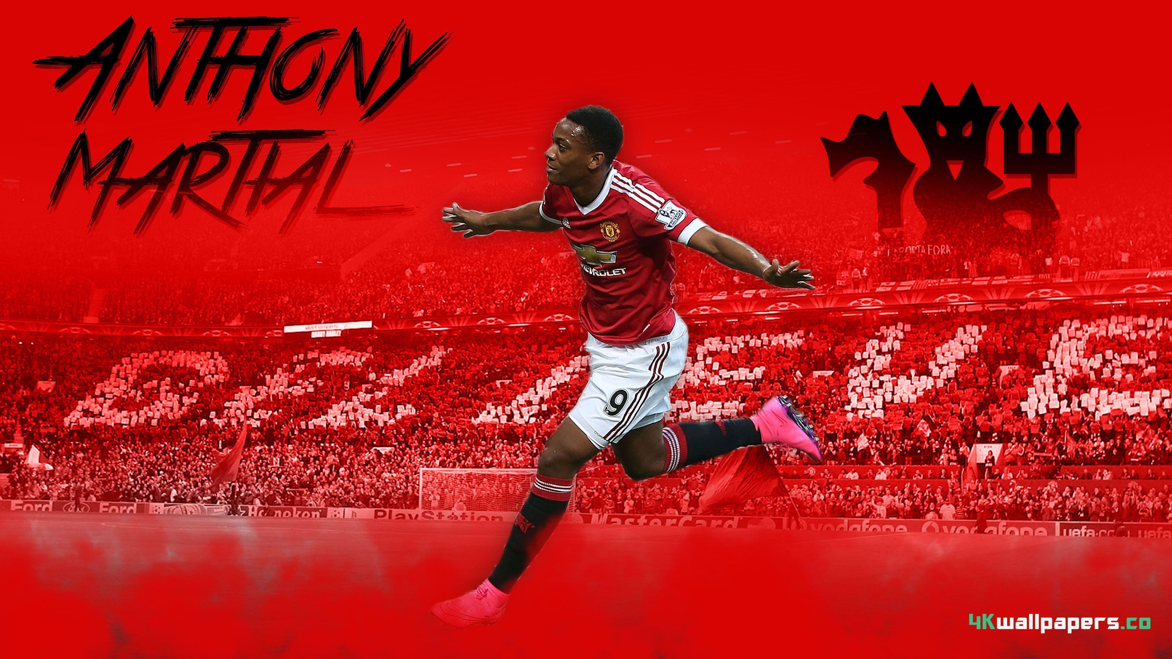 Anthony Martial 2015 Manchester United 4K Wallpaper free desktop