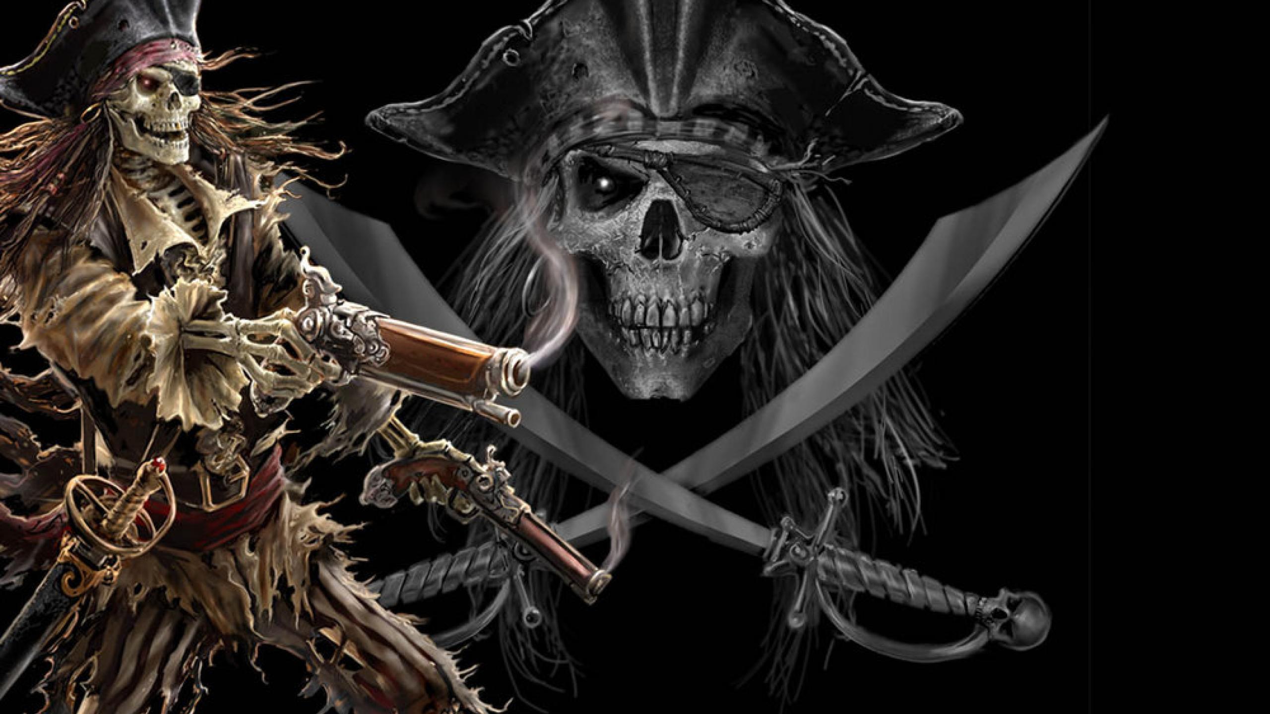 High Resolution Pirate Skeleton Wallpaper HD Full Size