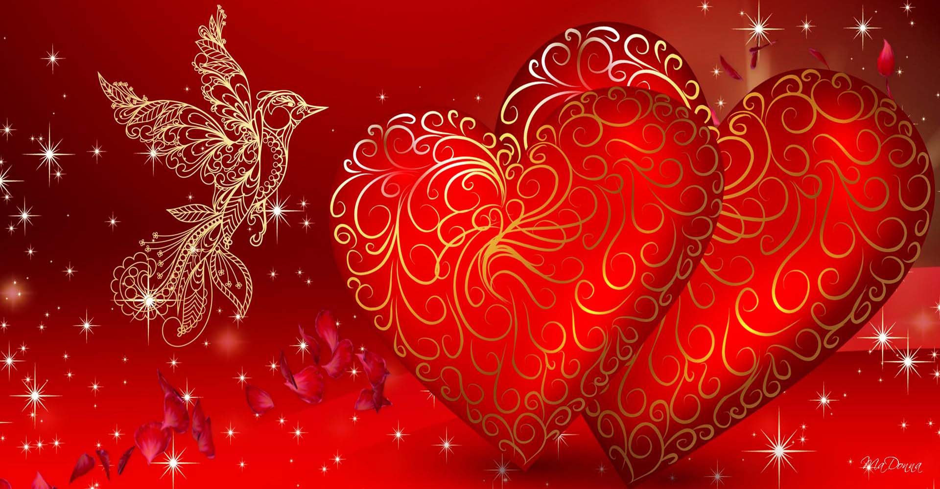 Stunning 11 Valentine&;s Day Love Hearts Wallpaper HD