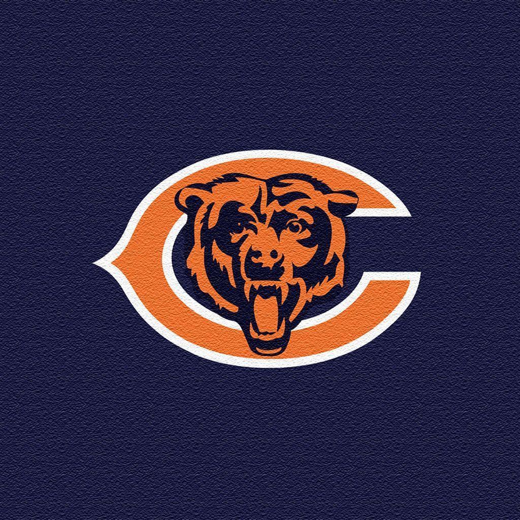 Chicago Bears Team Logos iPad Wallpaper