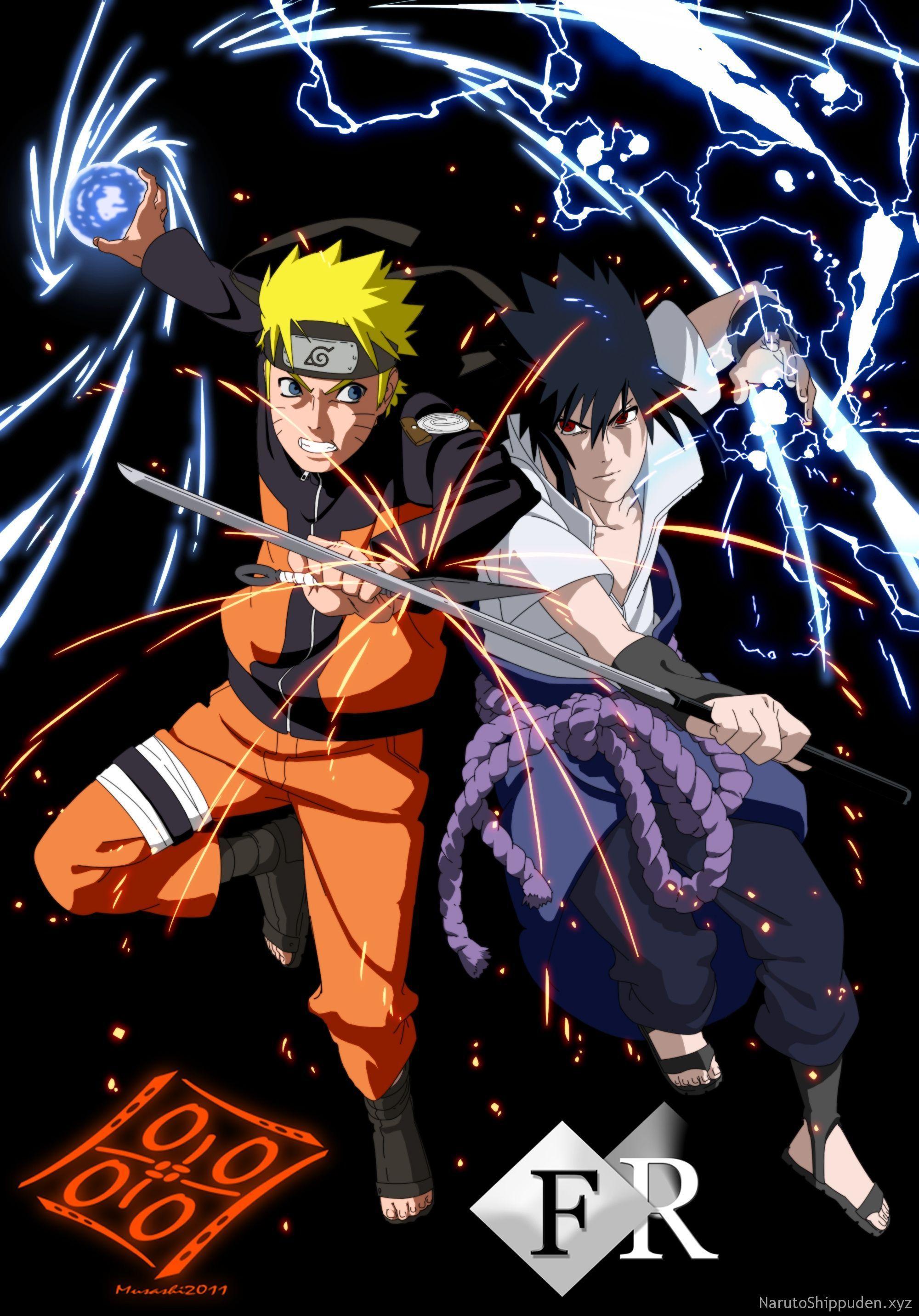 Sasuke Uchiha with naruto HD image « Naruto Wallpaper