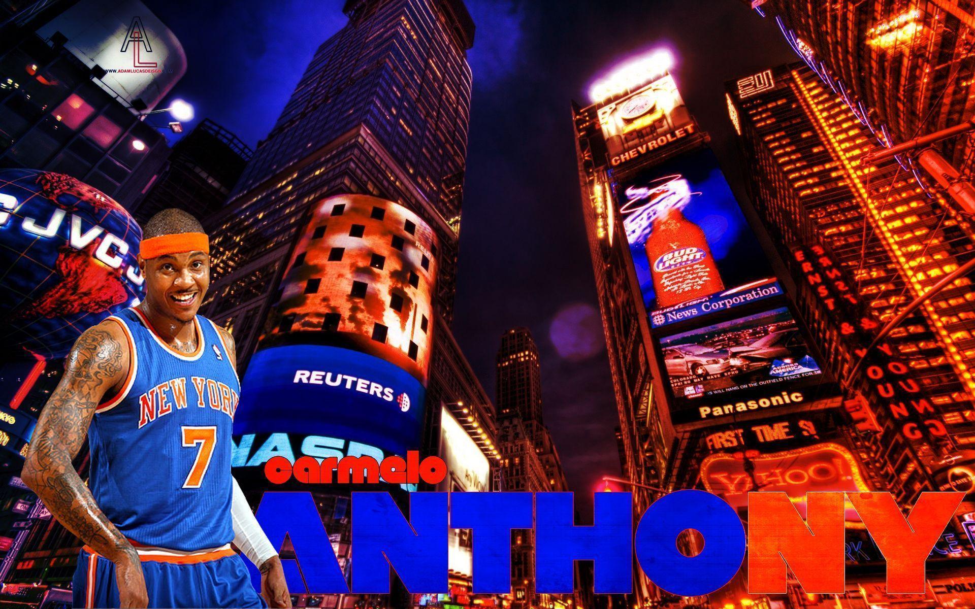 Free Download Carmelo Anthony New York Knicks Background