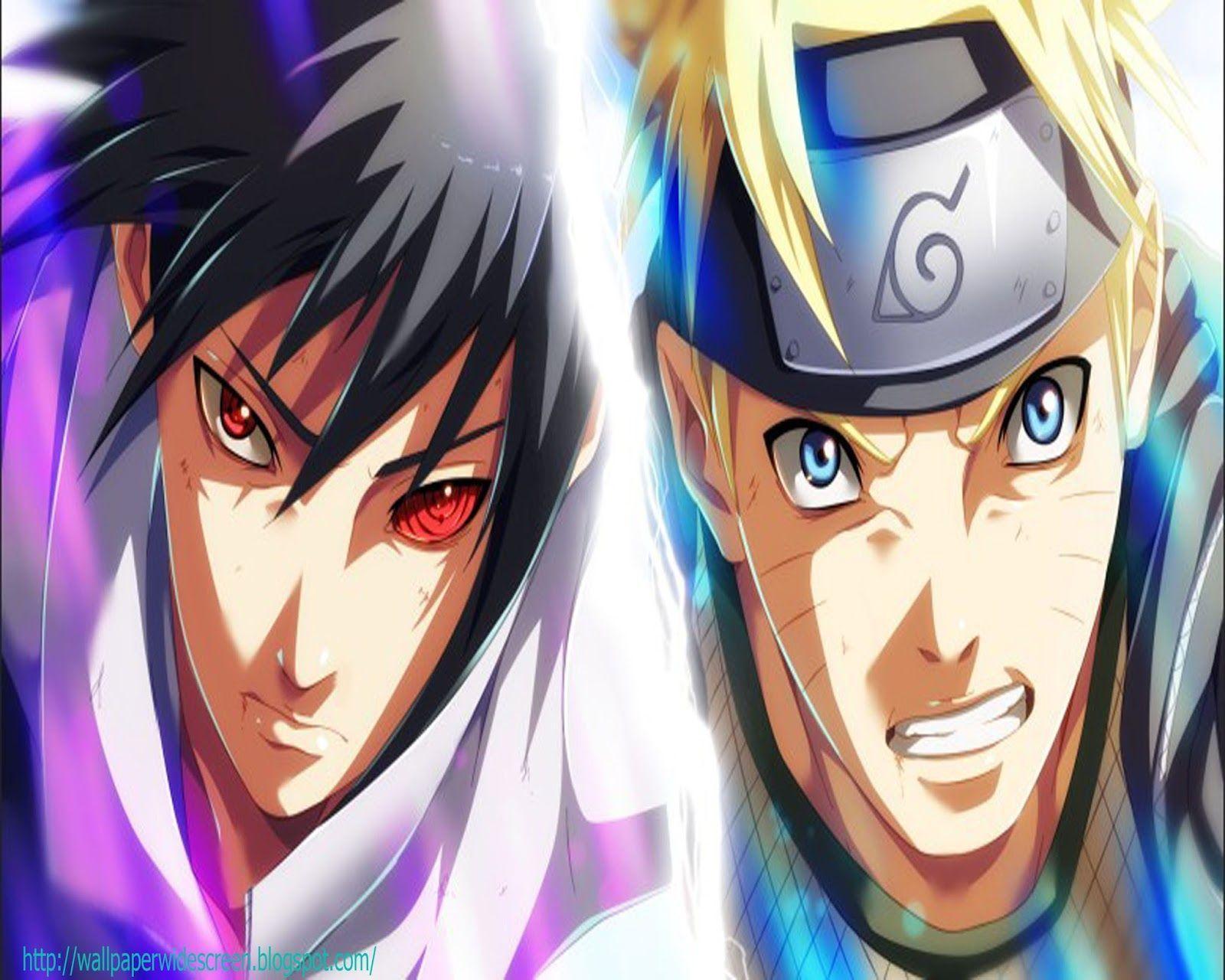 Anime Wallpaper: Naruto Vs Sasuke Photo Wallpaper HD Resolution