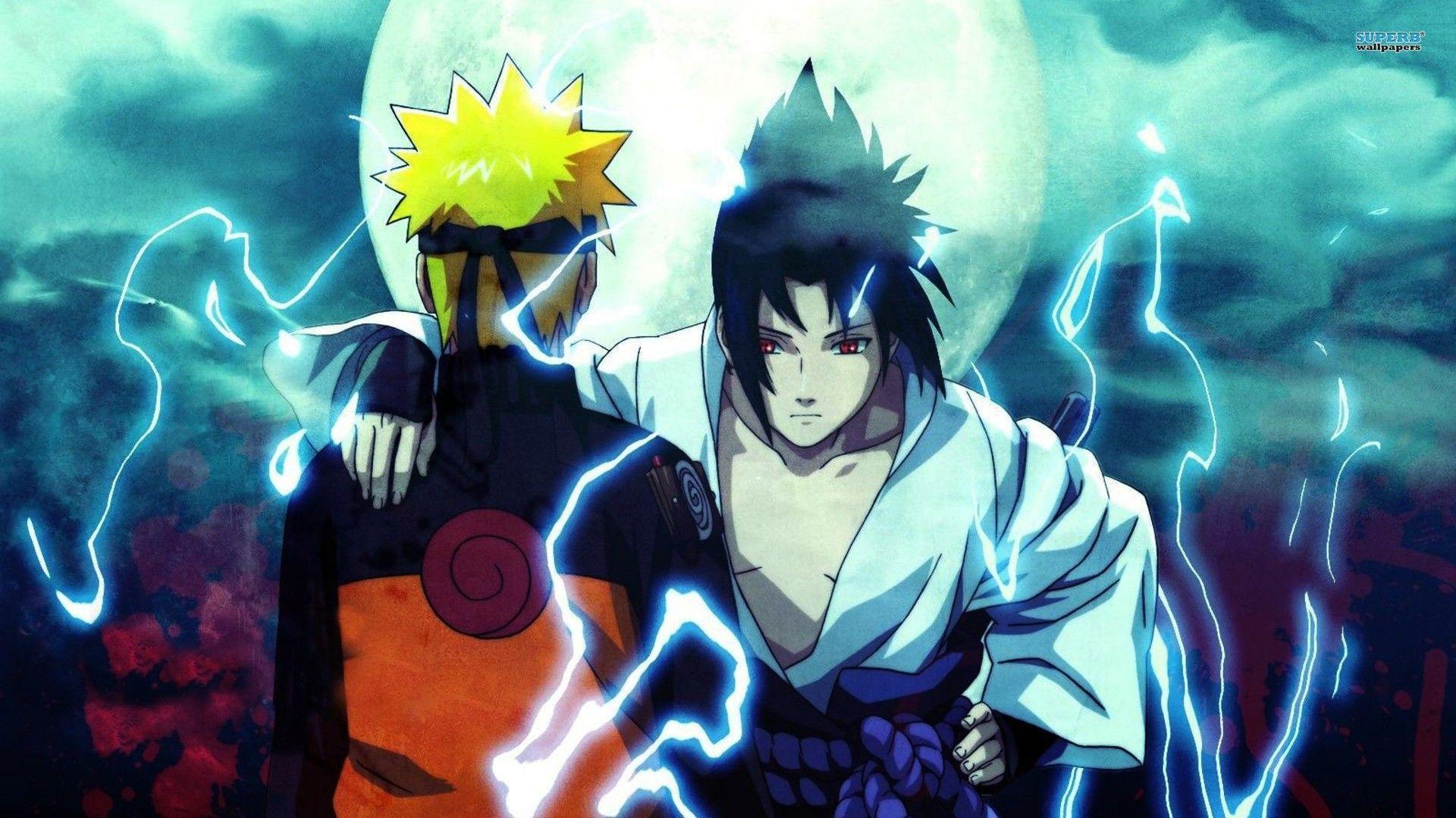 Anime Wallpaper: Naruto Vs Sasuke iPhone Wallpaper HD Resolution