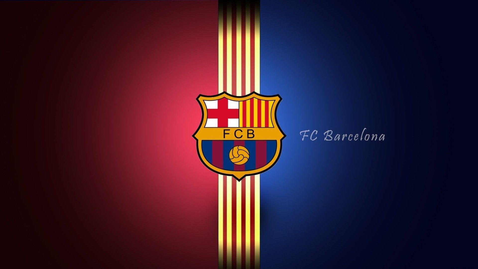 High Resolution FC Barcelona Logo HD 1080p Wallpaper