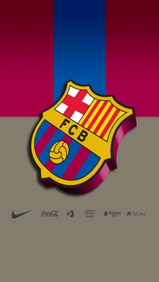 Barcelona Football Club Logo iPhone Wallpaper Download iPhone