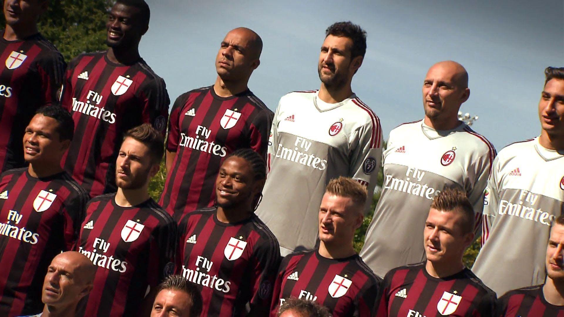 Official Team Photo 2015 16. AC Milan Official