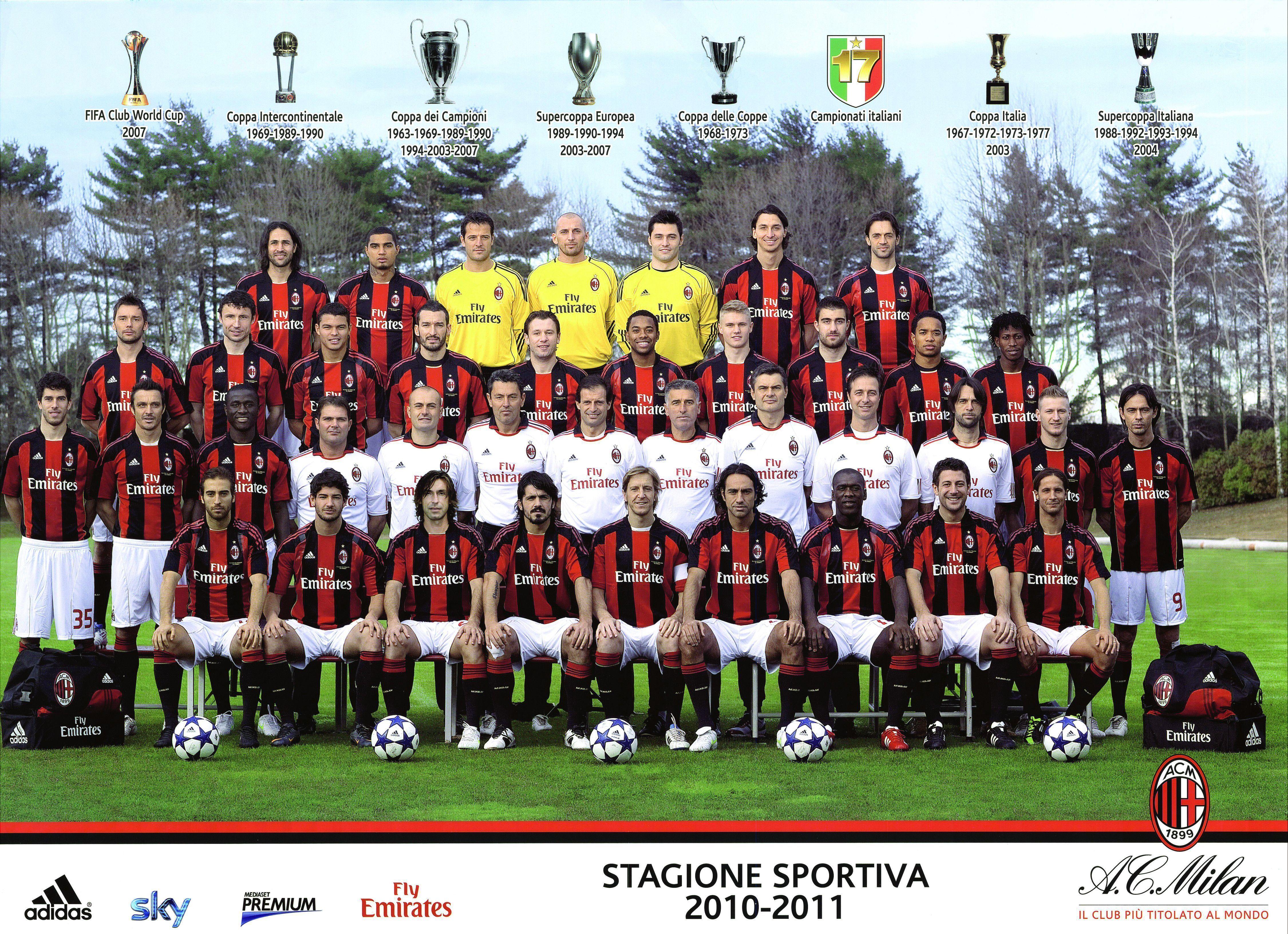 Forza27 Official AC Milan Team Photo 2010 11