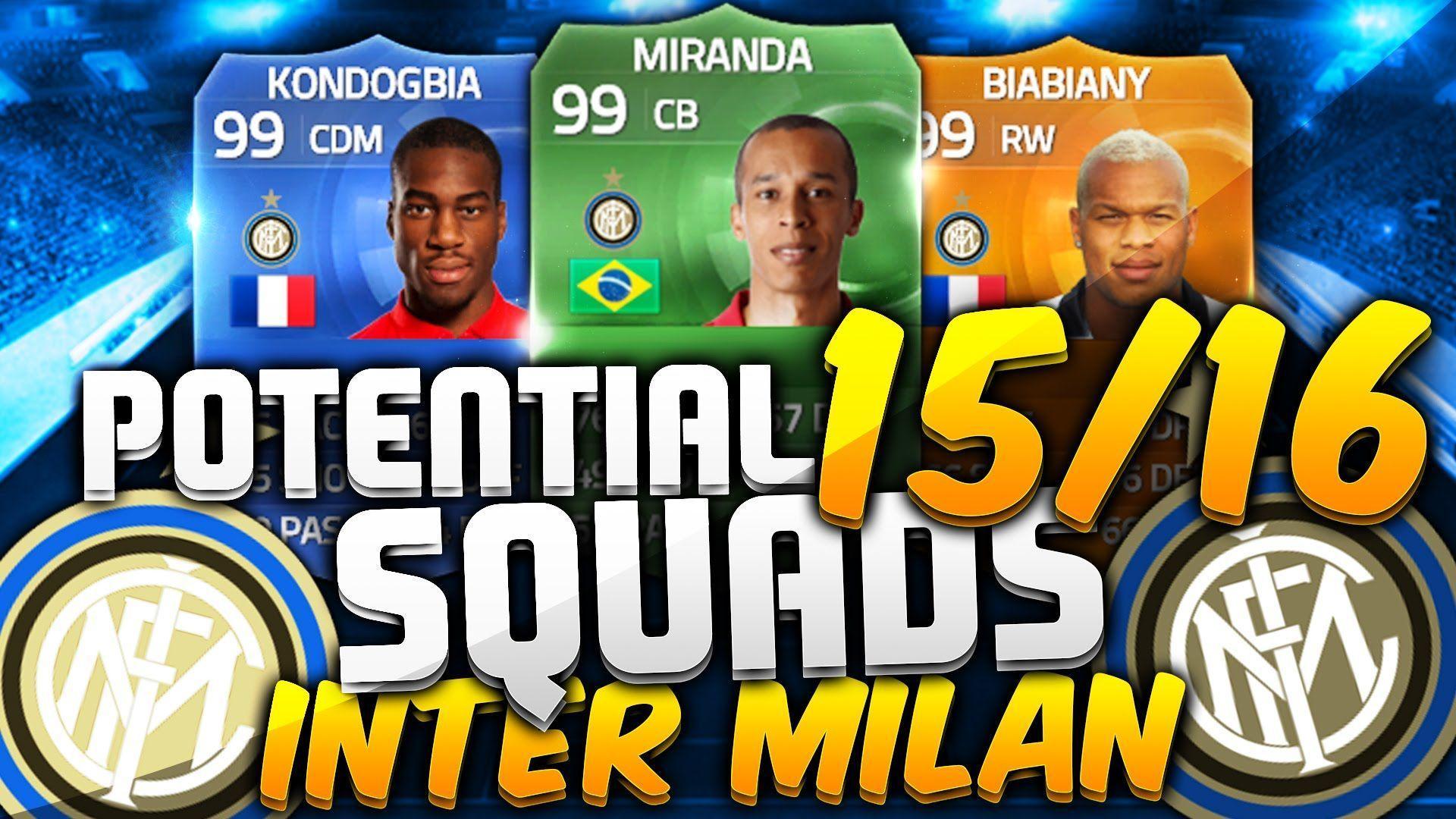 UT16: CRAZY Potential 2016 INTER MILAN Squad. Special