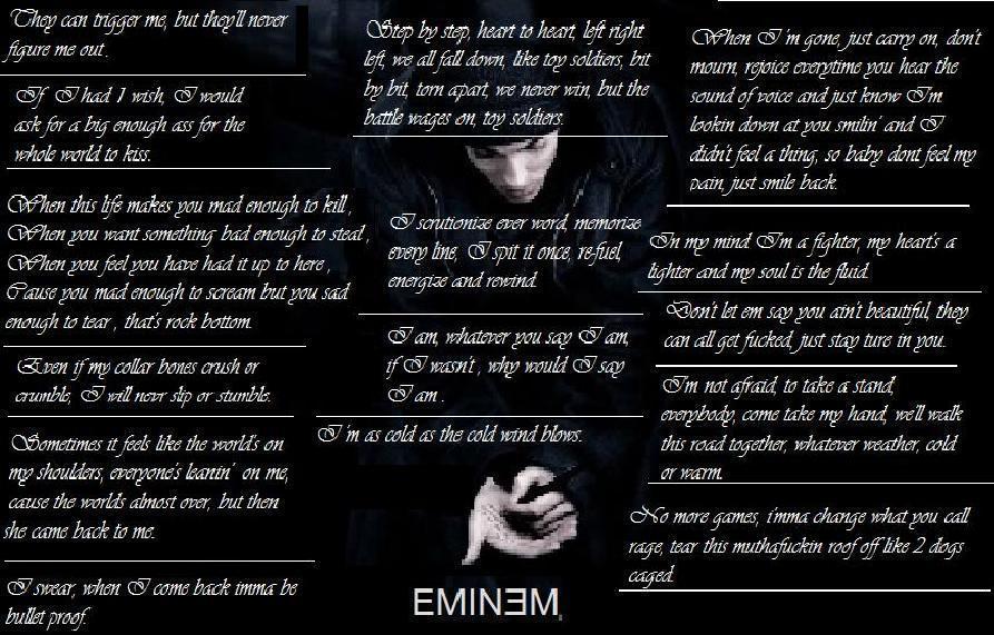 Eminem Recovery Quotes