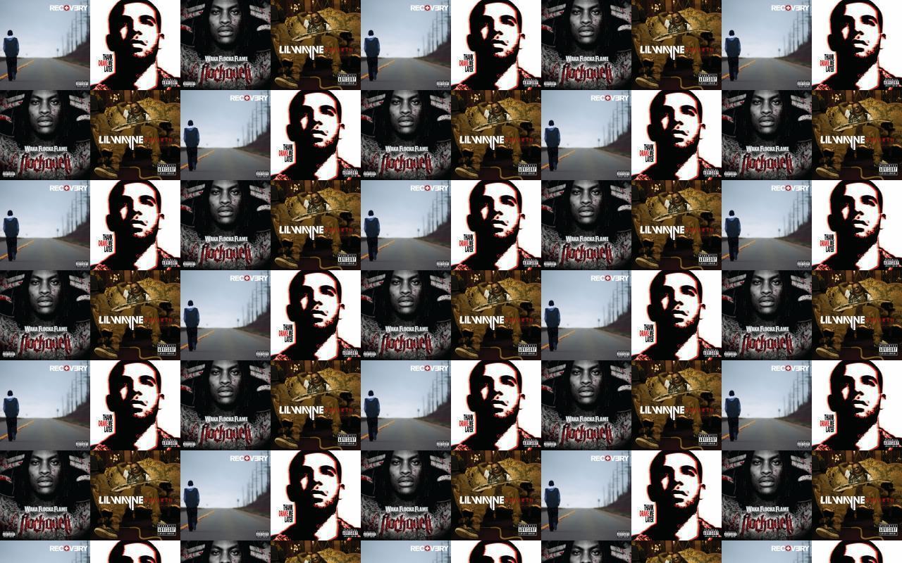 Eminem Recovery Drake Thank Me Later Waka Flocka Wallpaper « Tiled