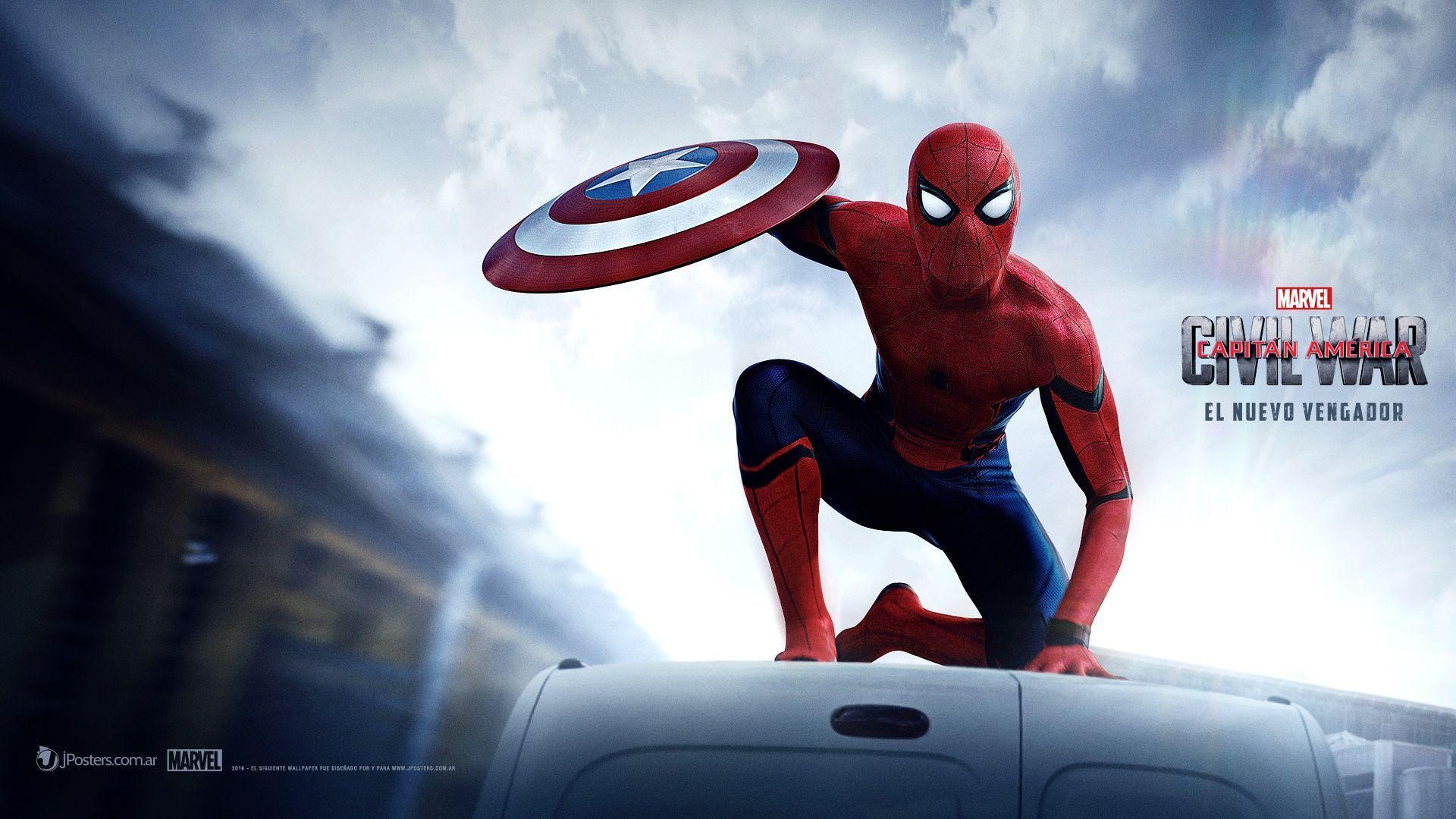 Spider Man Wallpaper HD Civil War Movie 2016. 6518
