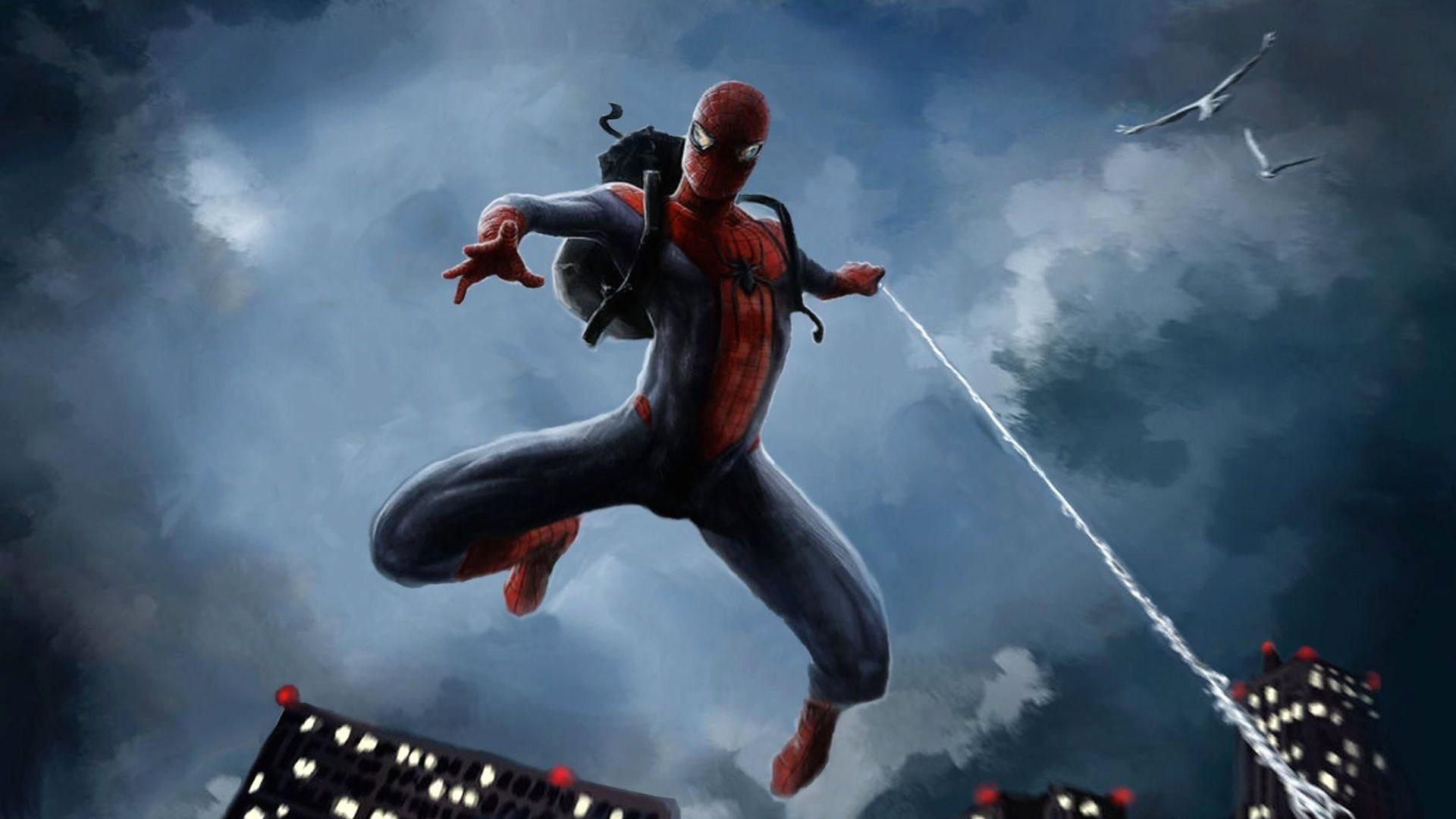 Captain America civil war spiderman wallpaper