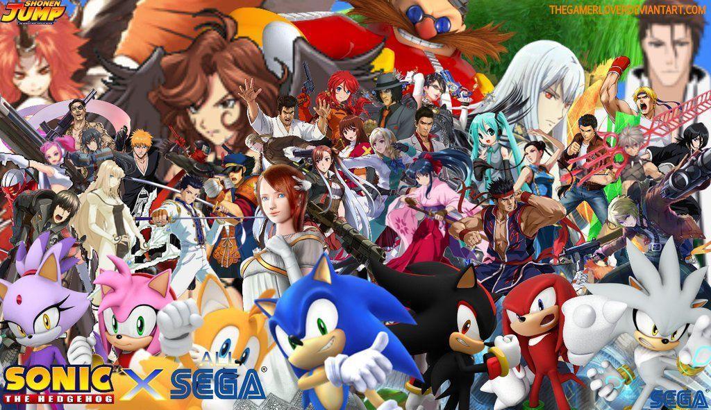 Sonic the Hedgehog X All SEGA Wallpaper