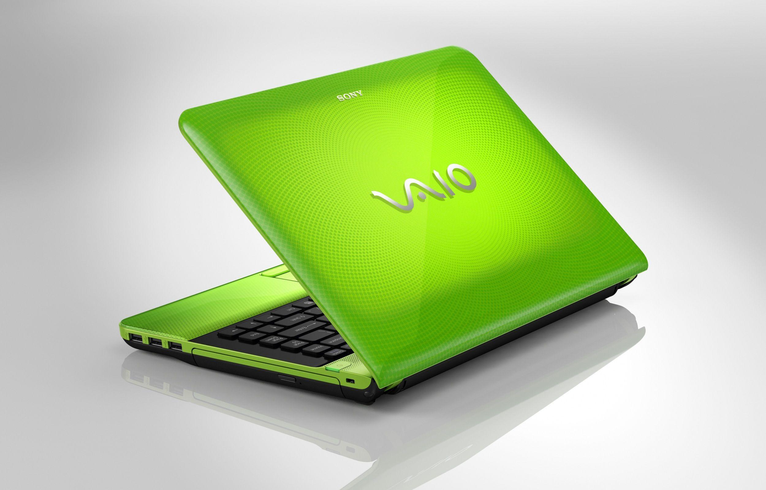VAIO E Series Green Laptop wallpaper