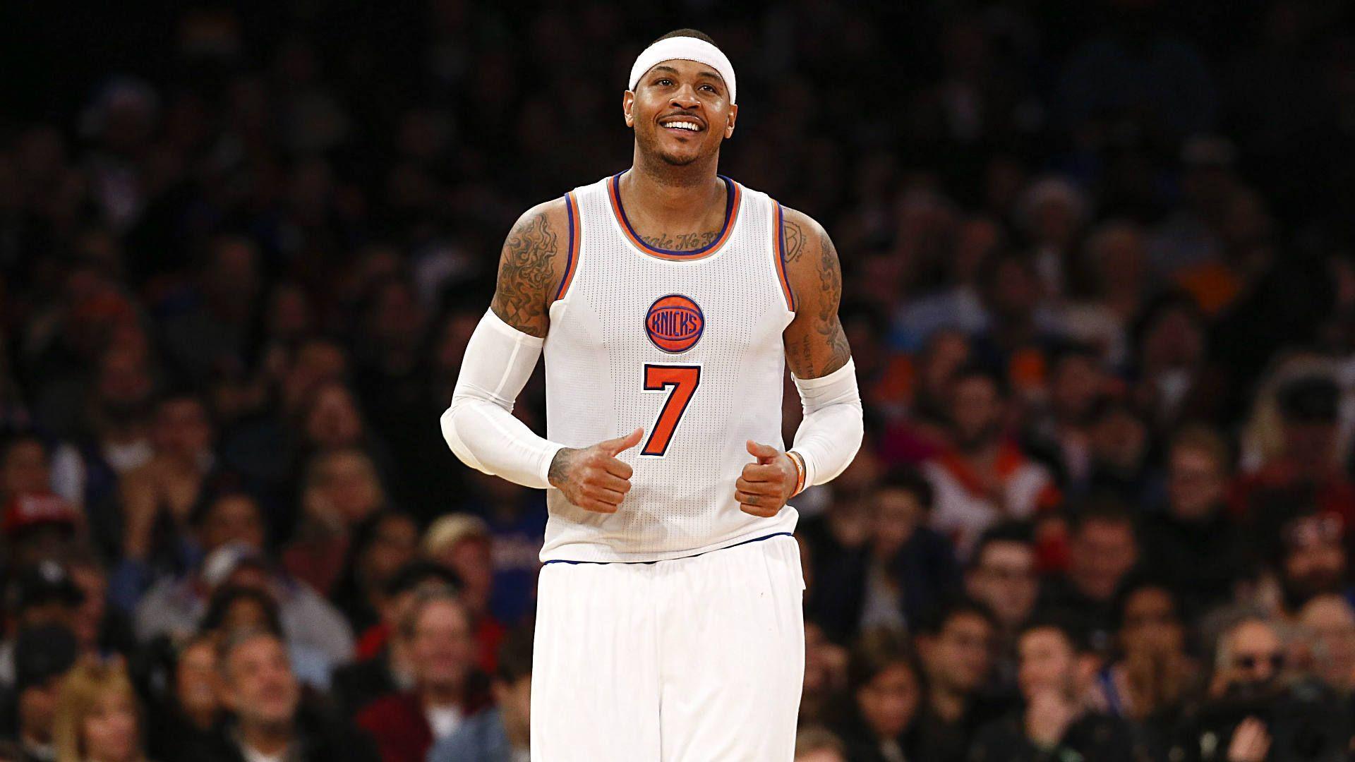 Carmelo Anthony Laughs at Those Doubting the Knicks