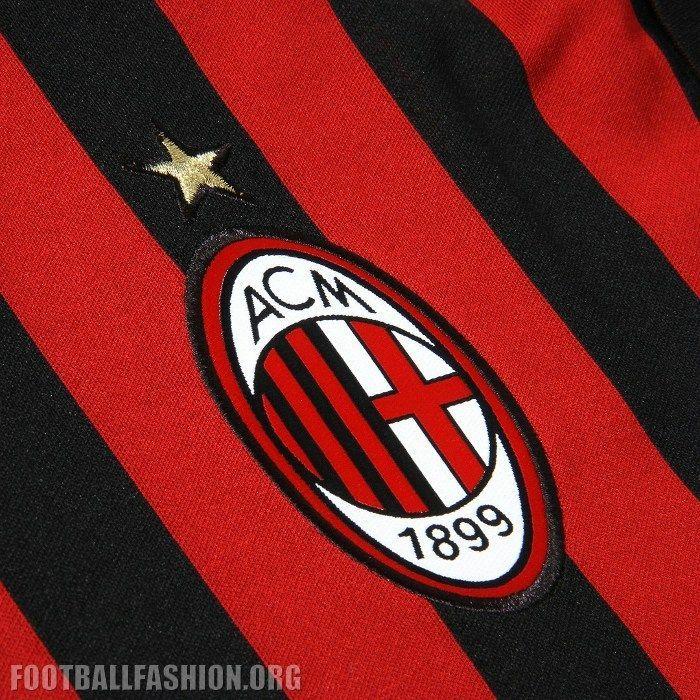 AC Milan 2016 17 Adidas Home Kit. FOOTBALL FASHION.ORG