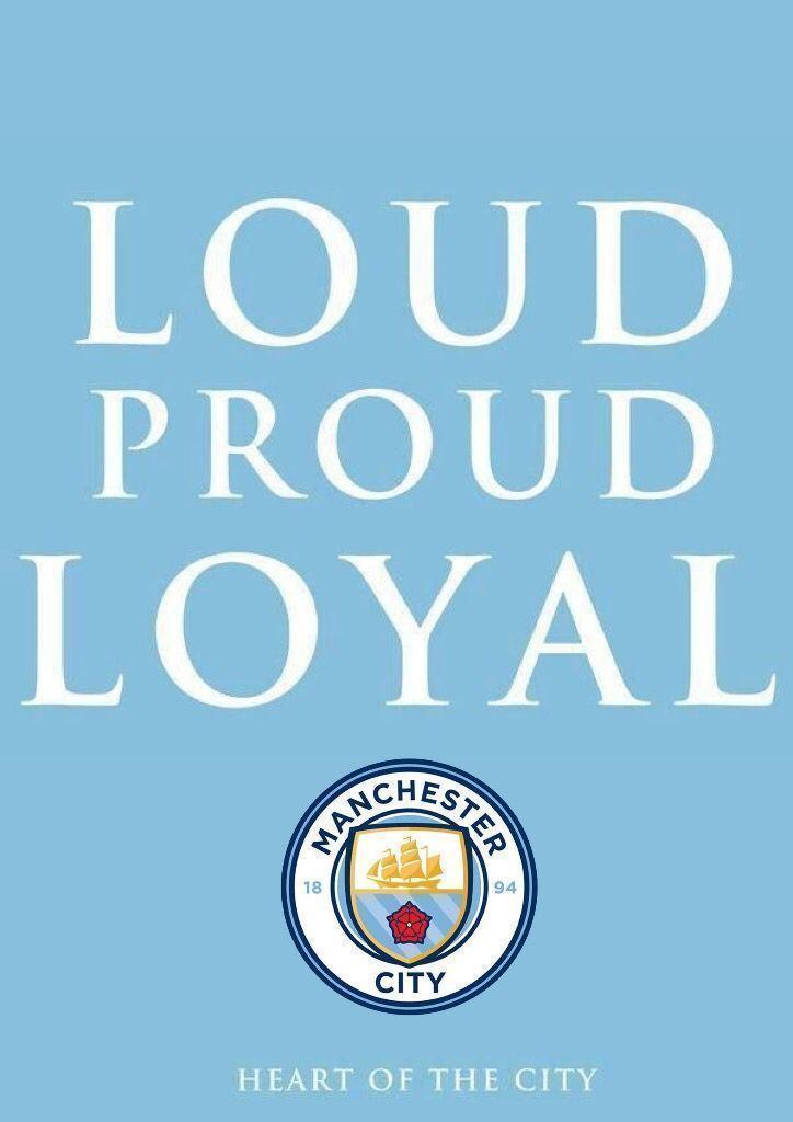 Loud Proud Loyal 2016 club badge #MCFC #Manchester. City