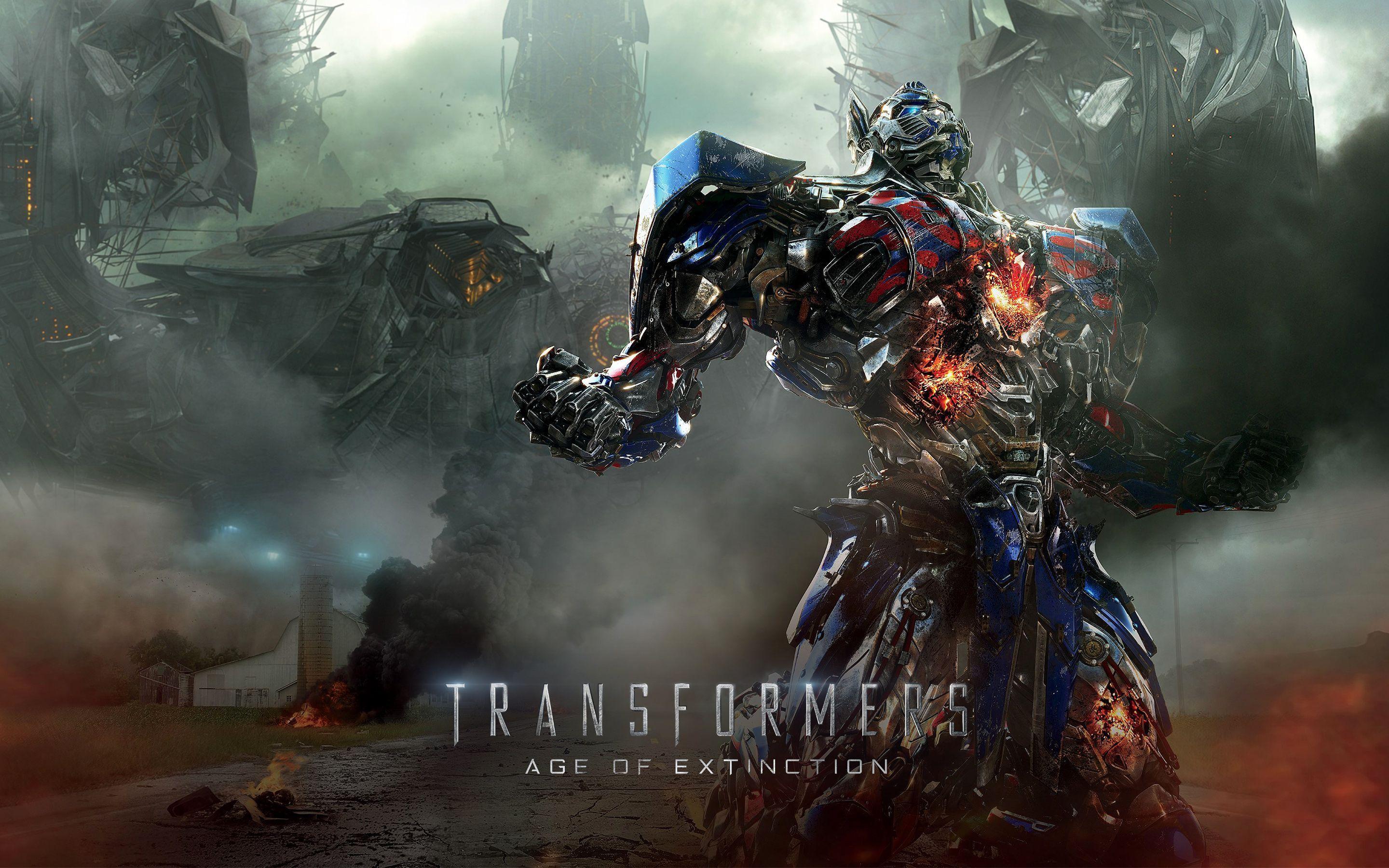 Optimus Prime Age Of Extinction Poster