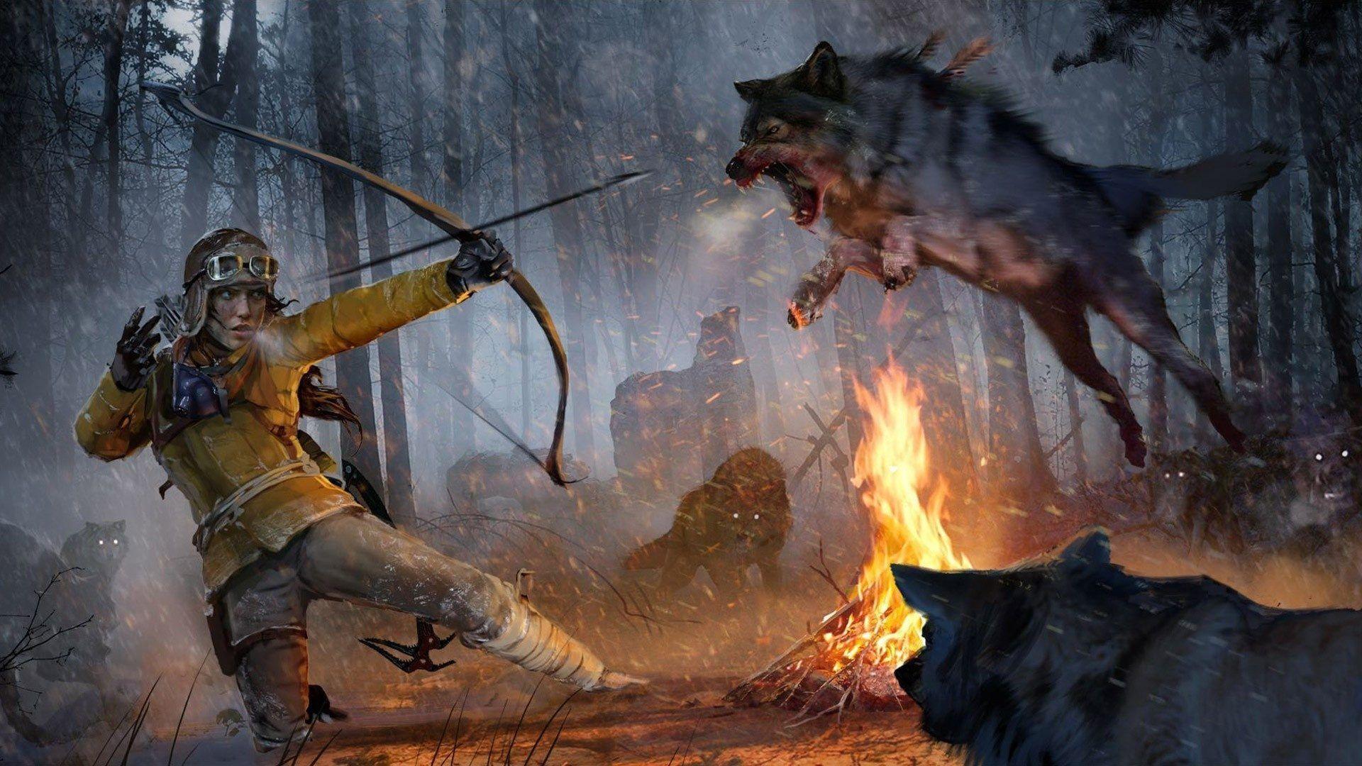 Tomb Raider Lara Croft Gaming Photo Wallpaper