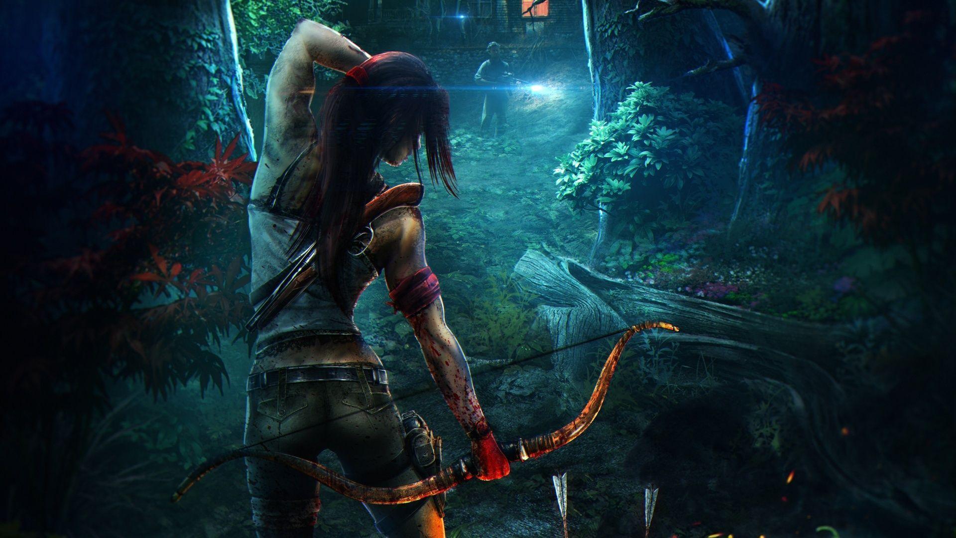 Awesome Lara Croft Tomb Raider HD Wallpaper