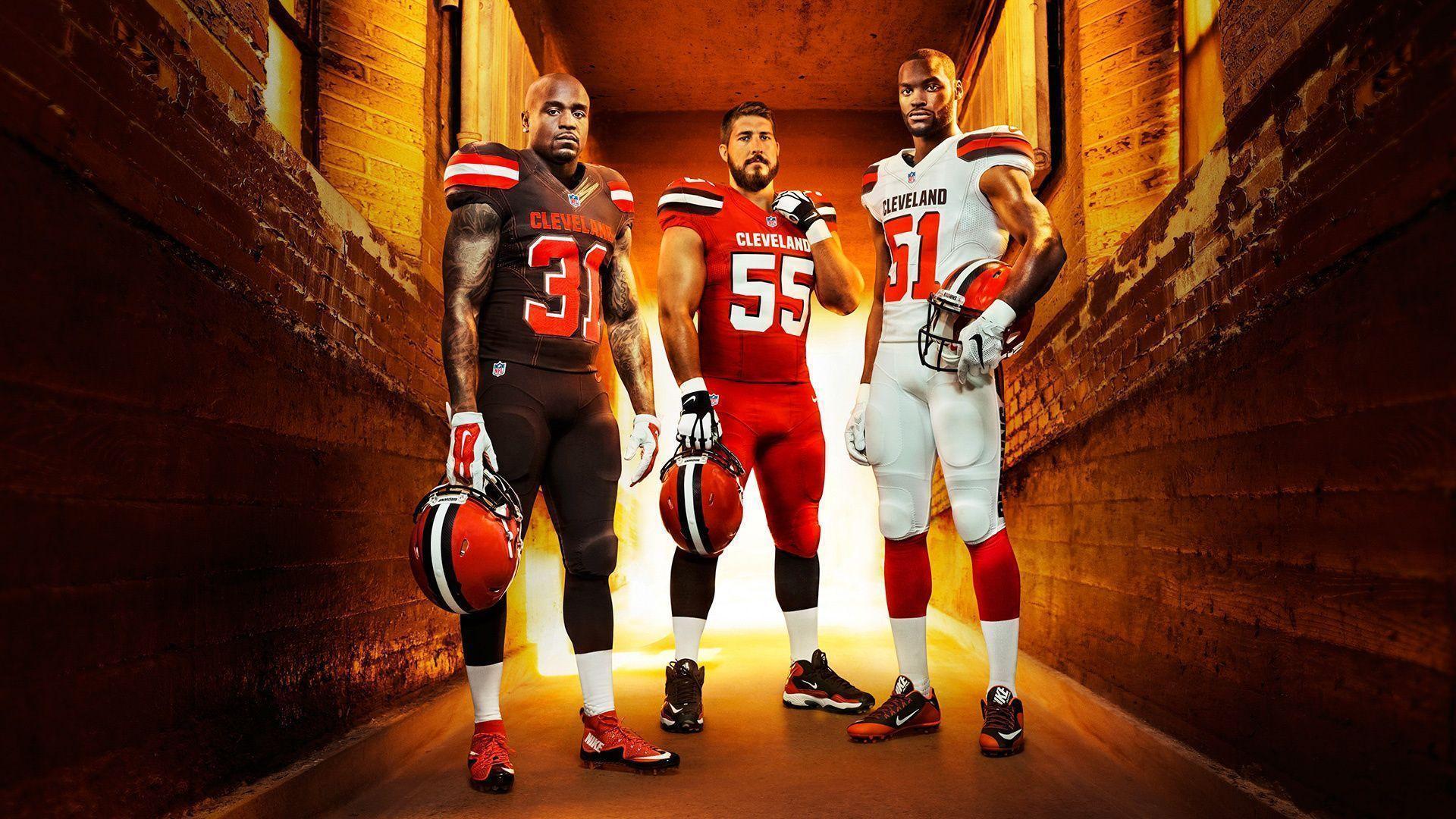 American Football, Team Players, Art, Cleveland Browns